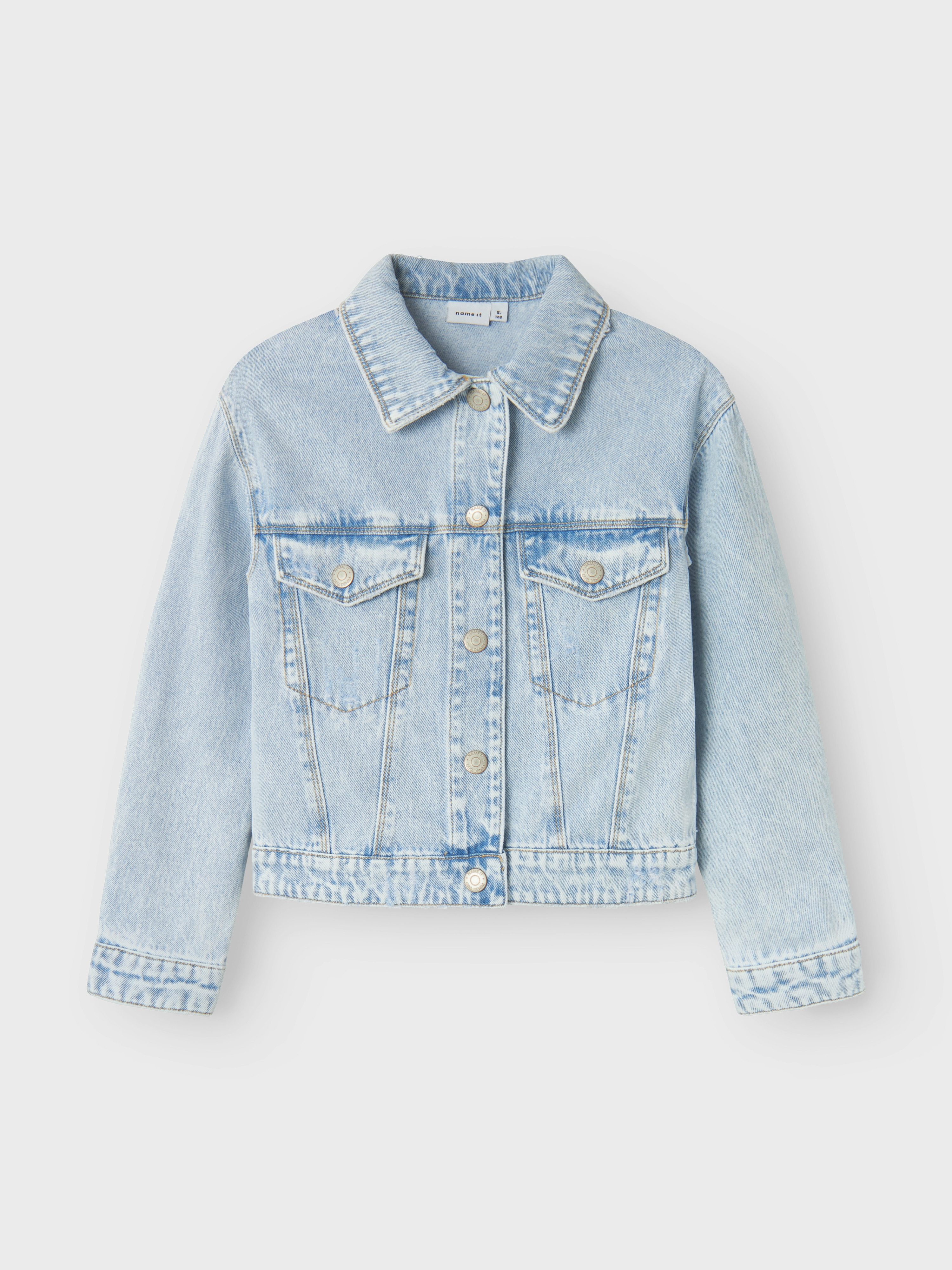 Name It Jeansjacke NKFMILA DNM JACKET 8510-ZA NOOS in leicht verkürzter, klassischer Form
