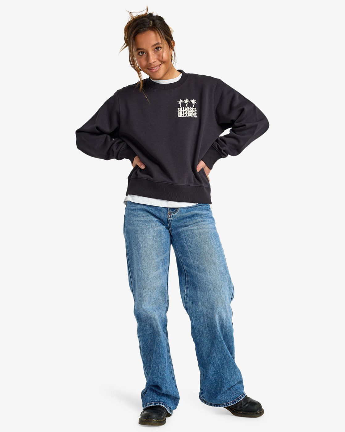 Billabong Sweatshirt FAMILIY TREE aus Baumwolle und Polyester, in den Größen XS bis XL – Bild 4 von 5
