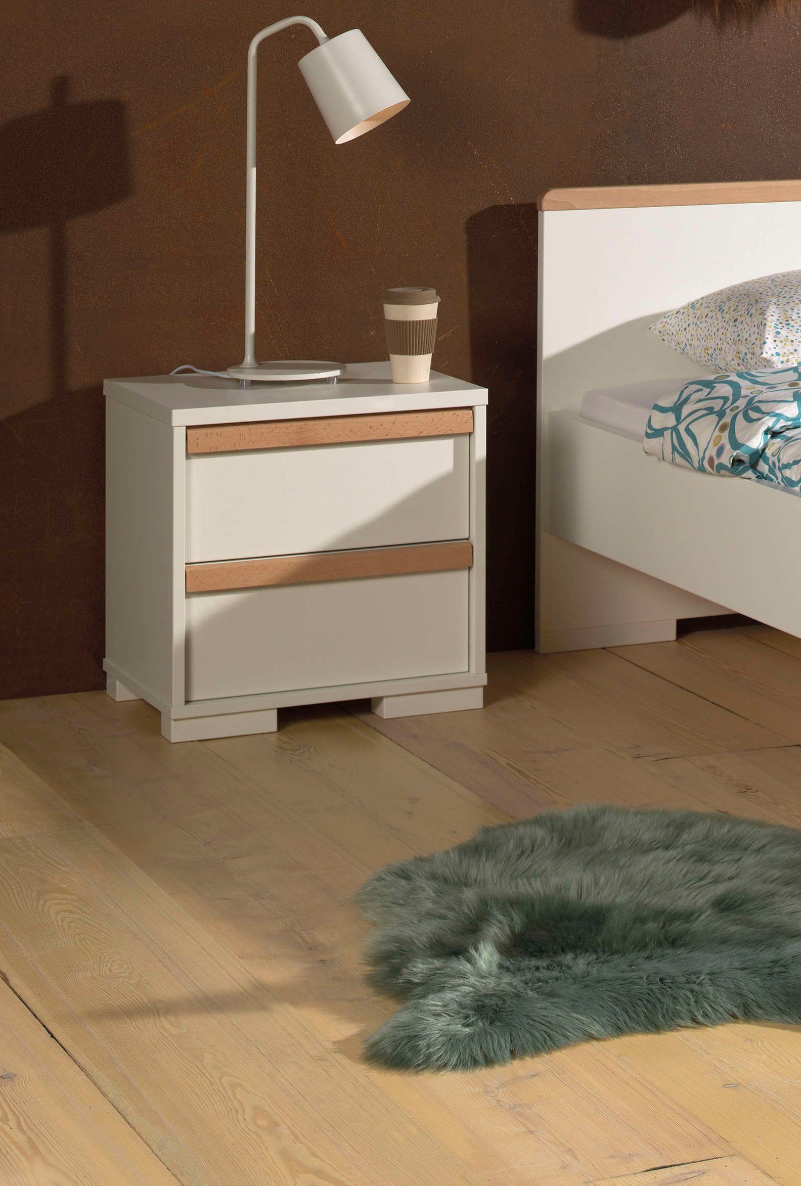 Vipack Nachtkonsole London (Made in Europe), mit Melamin-Oberfläche