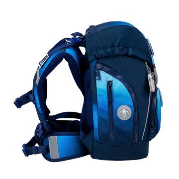Belmil Rucksack Rucksack Comfy Plus Premium Schulranzen Set 5-teilig Blue Navy Tasche