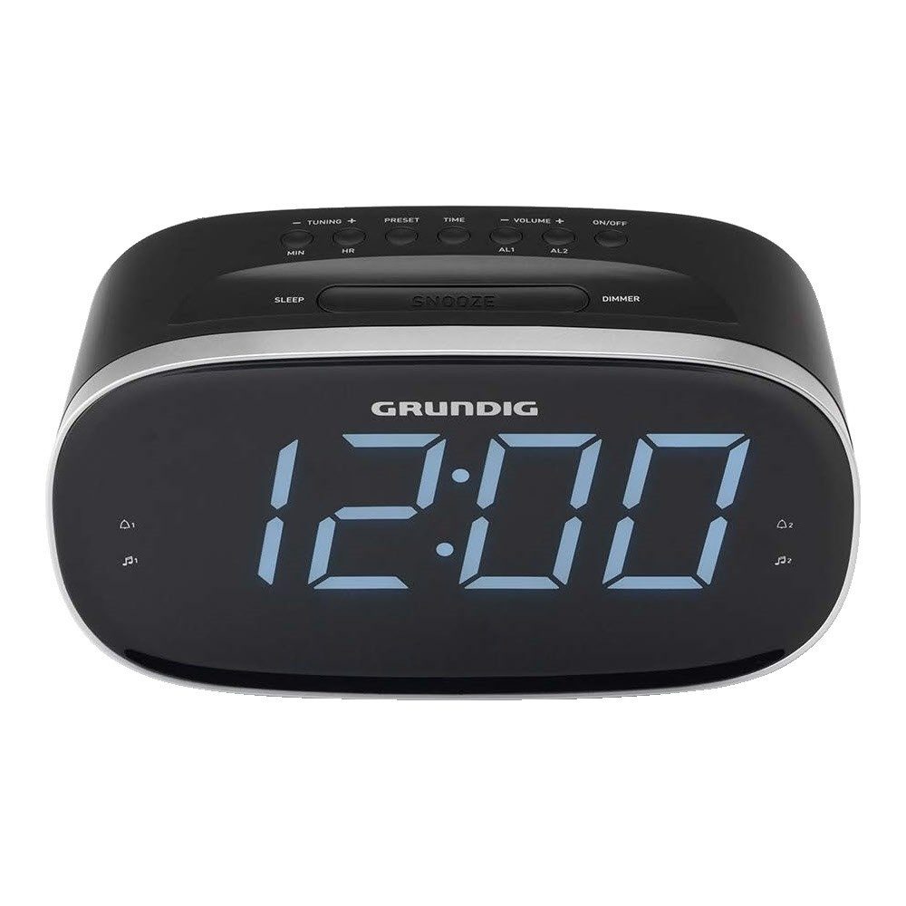 Grundig Grundig Sonoclock 3100 Uhrenradio schwarz - Wecker Uhrenradio (Tuner für UKW, UKW Tuner für besten Empfang)