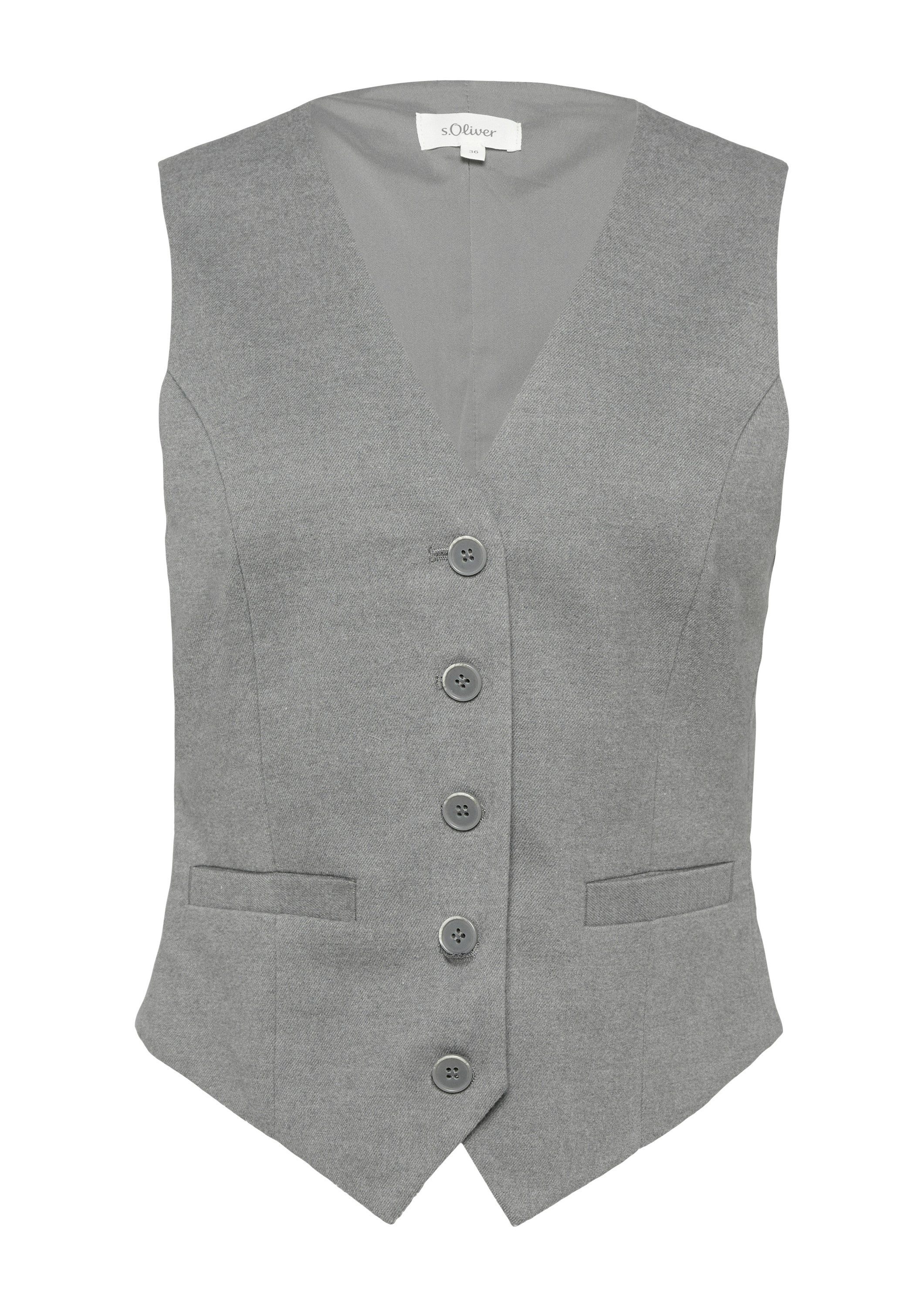 s.Oliver Funktionsweste Indoor-Weste Weste aus Viskosemix günstig online kaufen