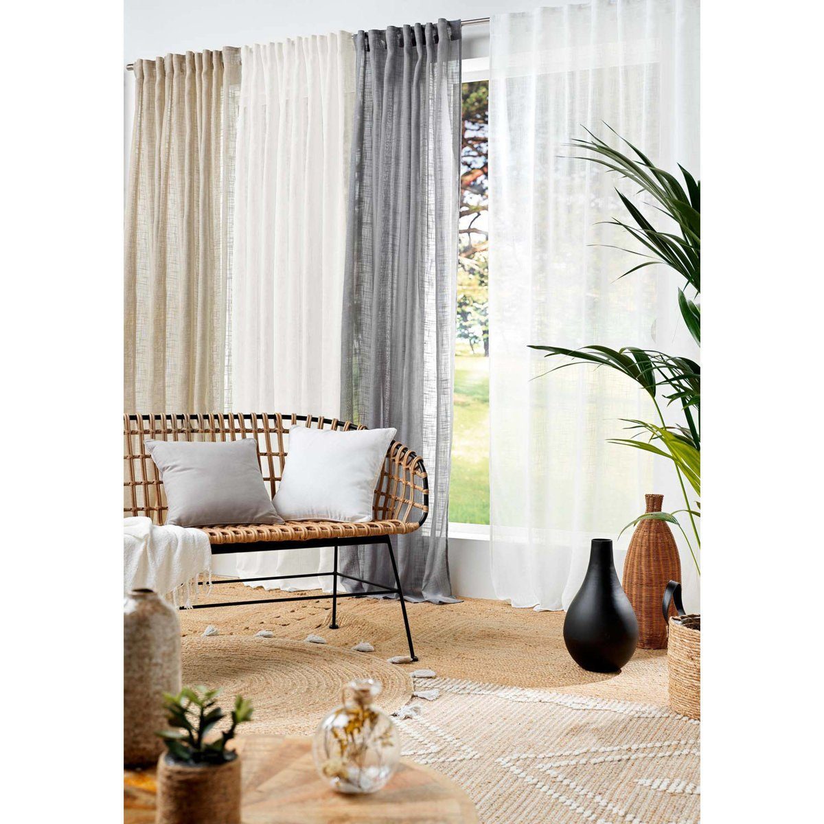 Douceur d'intérieur Gardine, (1 St), modern günstig online kaufen