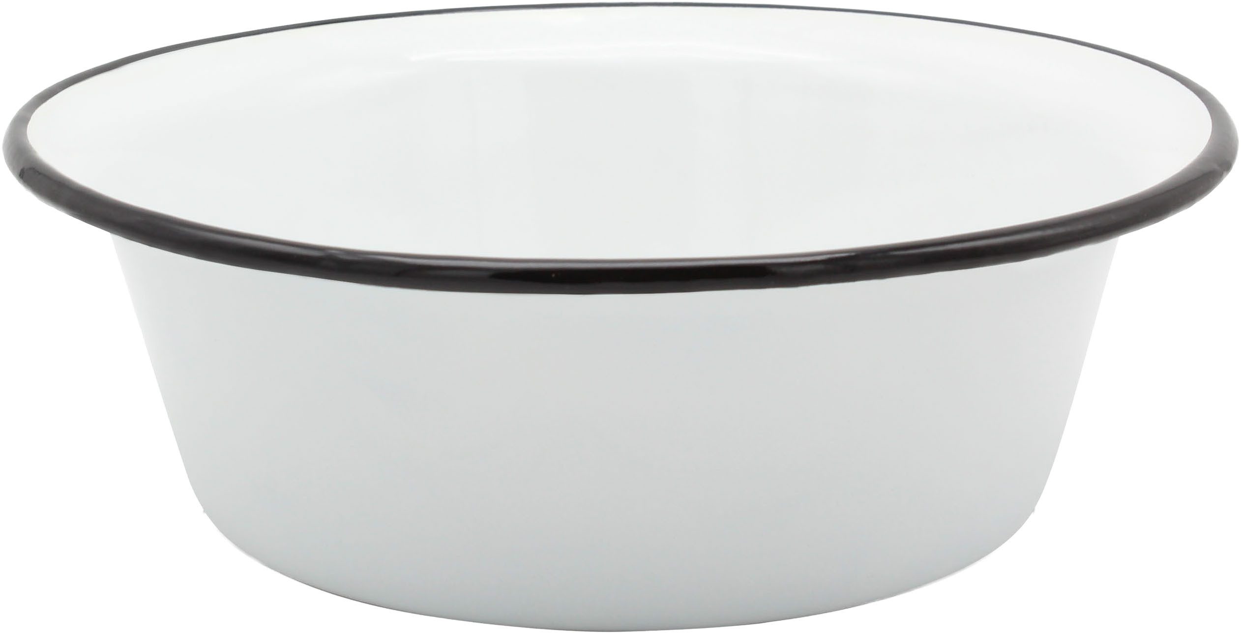 Krüger Schüssel Emaille-Schüssel, Emaille, (1-tlg), emailliert, geruchsneutral, geschmacksneutral, kratzfest, schnittfest