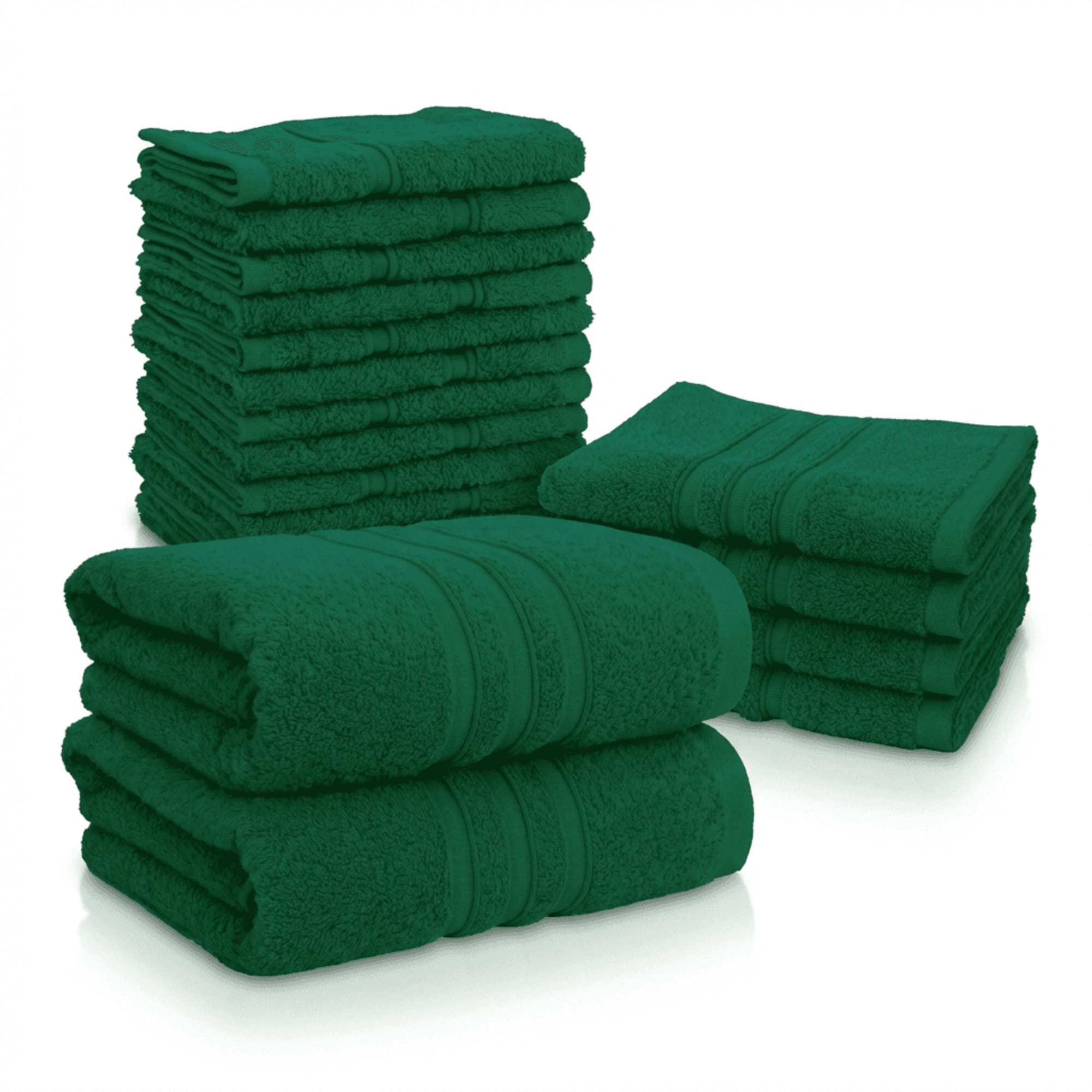 Vency Home Handtücher in Premium Qualität 500 g/m², 2x Duschtücher + 4x Handtücher + 12x Gästehandtücher, 70x140 cm Duschtücher + 40x70 cm Handtücher + 30x30 cm Gästetücher