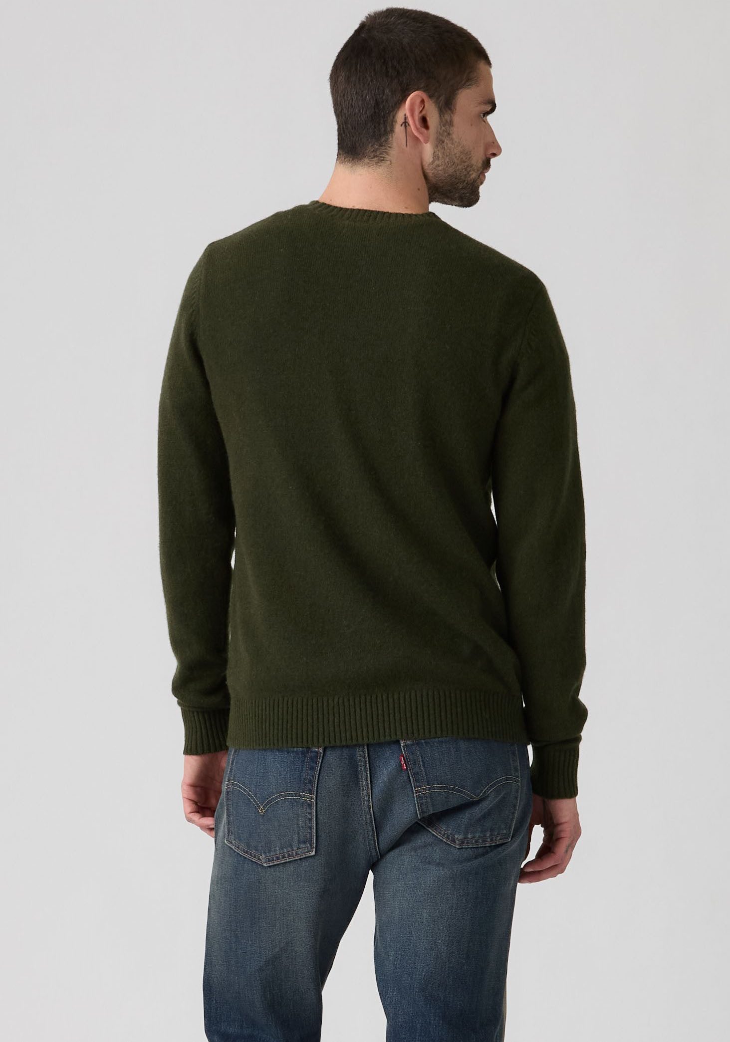 Levi's® Wollpullover ORIGINAL HM SWEATER klassische Rundhalsform