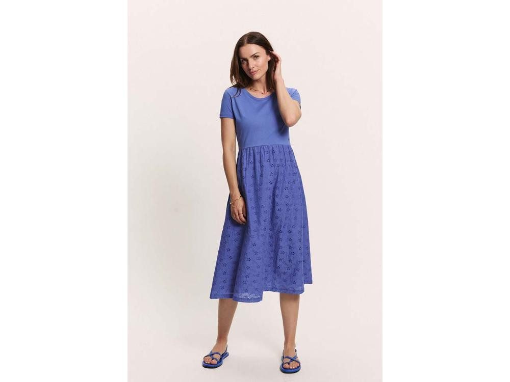 Tranquillo Jerseykleid tranquillo Bio-Damen-Midikleid 'Juliaa' mit Tasche
