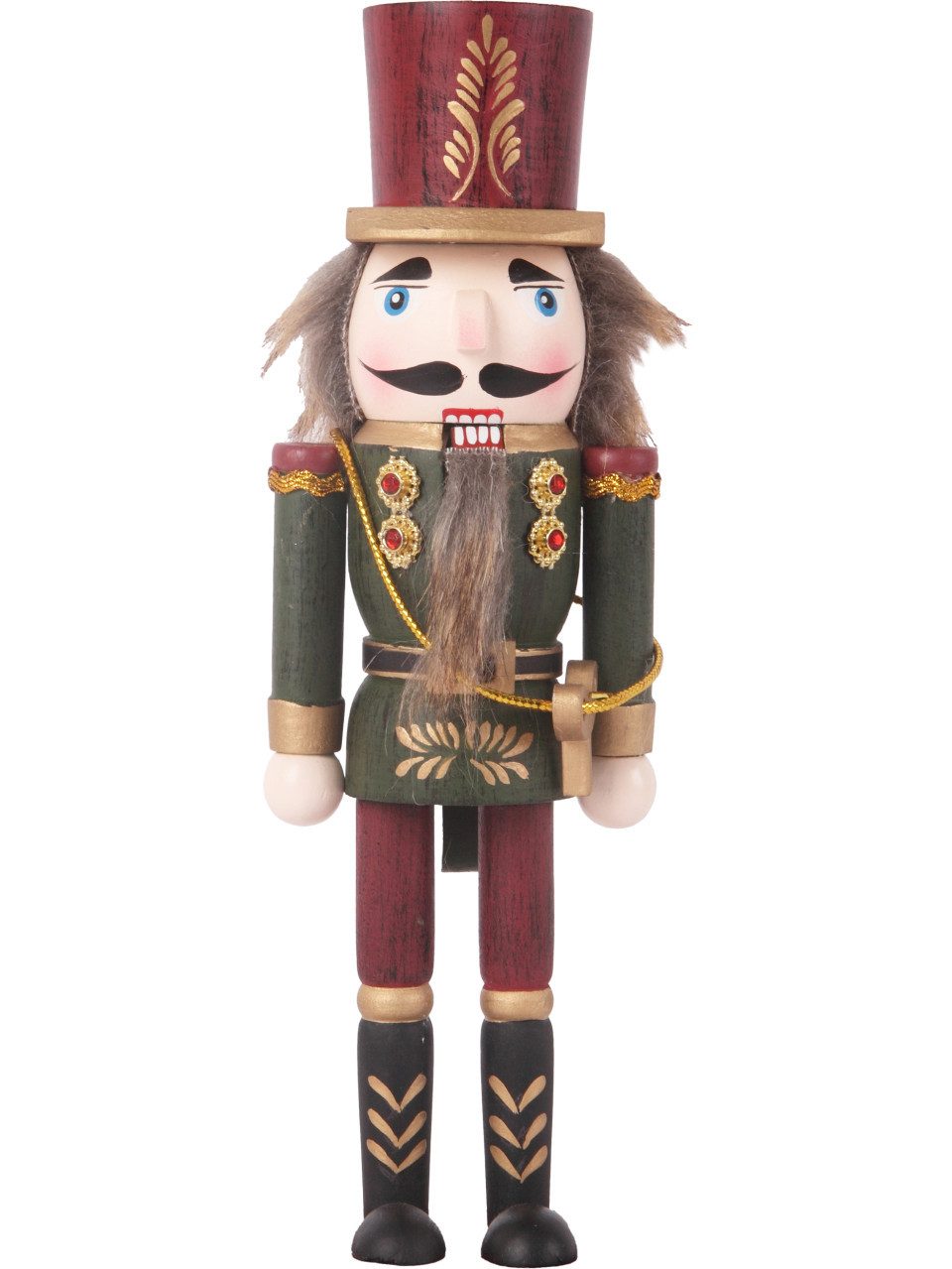 Trend Line Weihnachtsfigur Dekofigur Nussknacker Holz 24 x 7 cm bunt günstig online kaufen