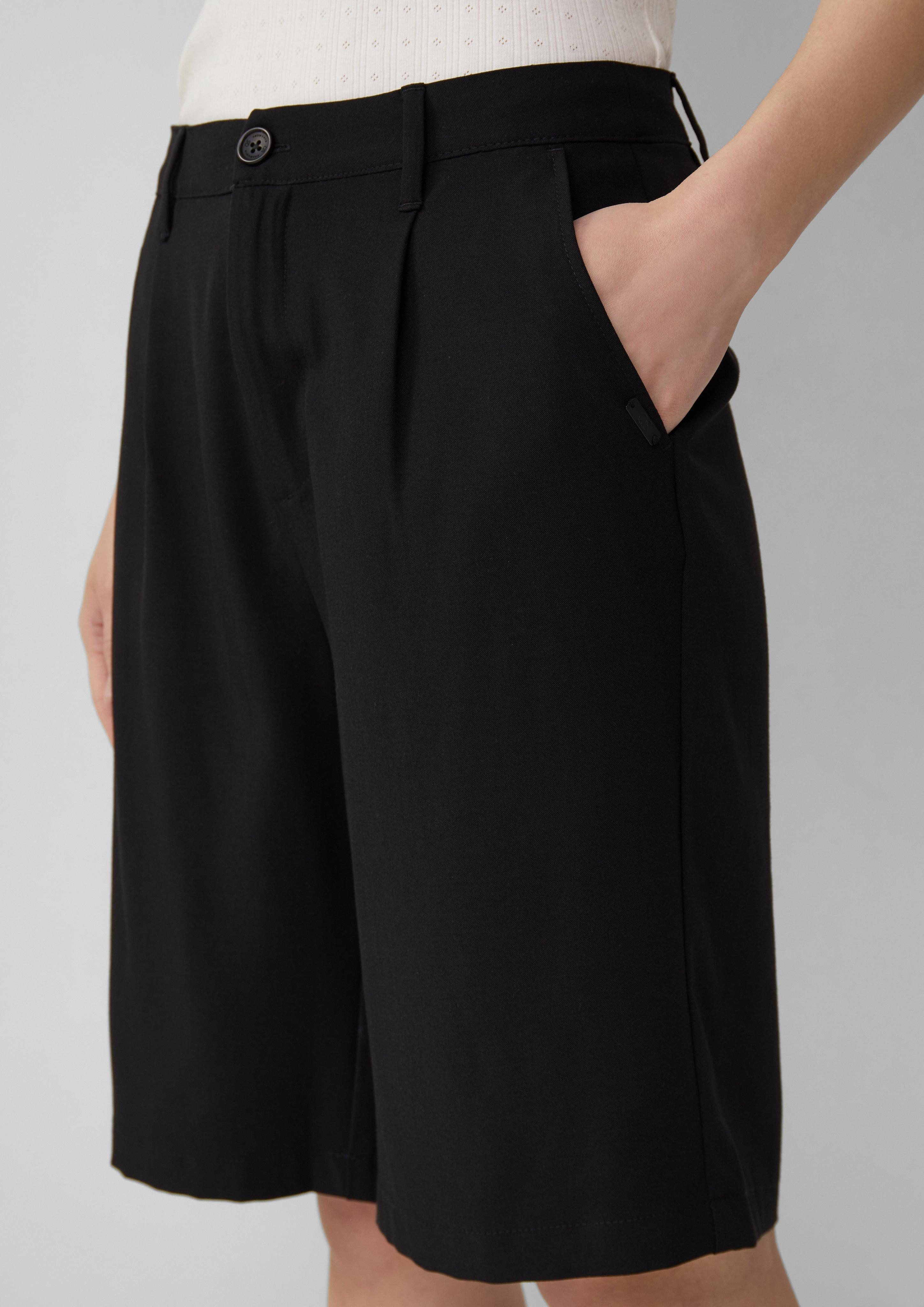 QS Shorts Bermuda aus Viskosemix günstig online kaufen