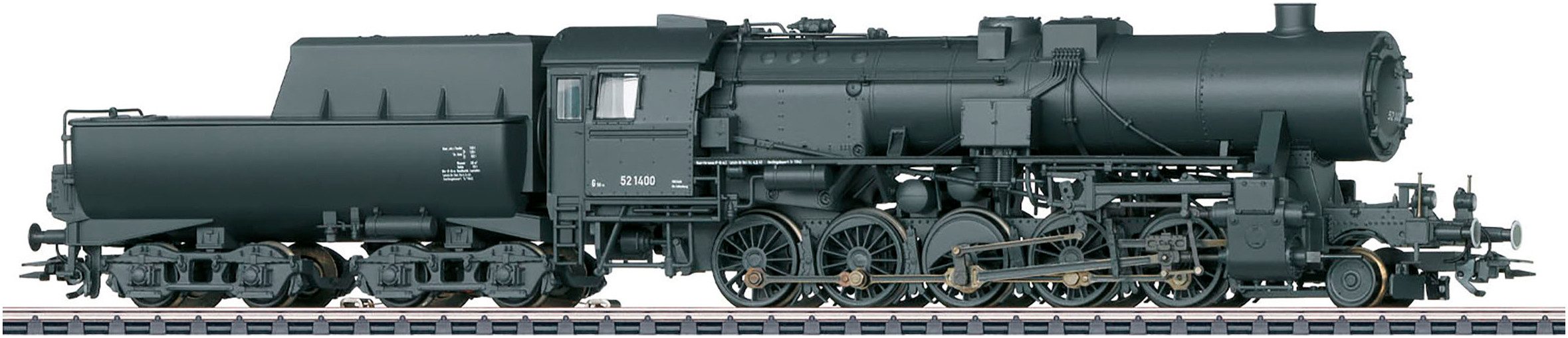 Märklin Dampflokomotive Märklin Dampflokomotive Baureihe 52 - 39532, Spur H0, Made in Europe