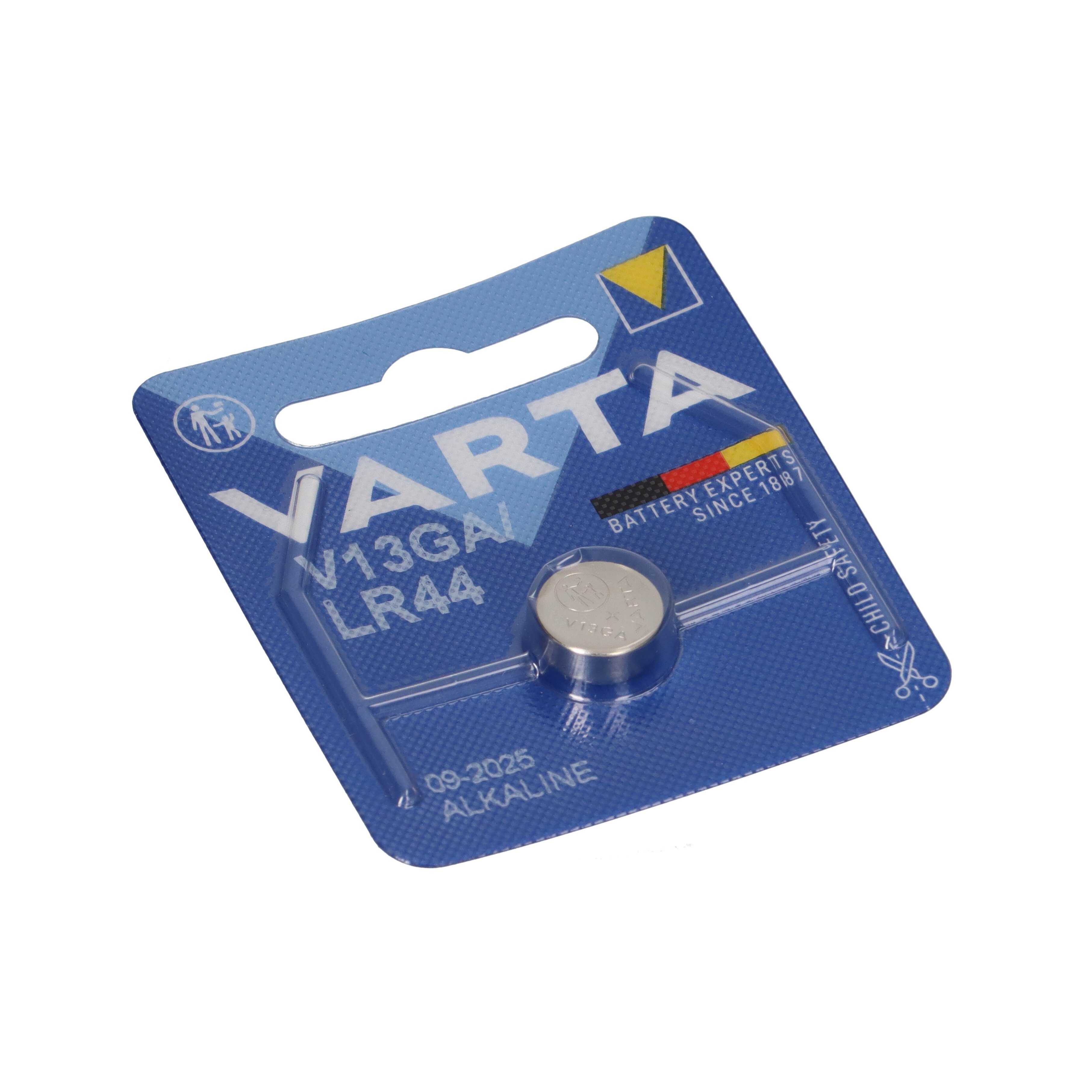 VARTA 30x 13 Knopfzelle / GA A76 / Varta LR V Electronics 44 Alkaline 1,5 V Knopfzelle