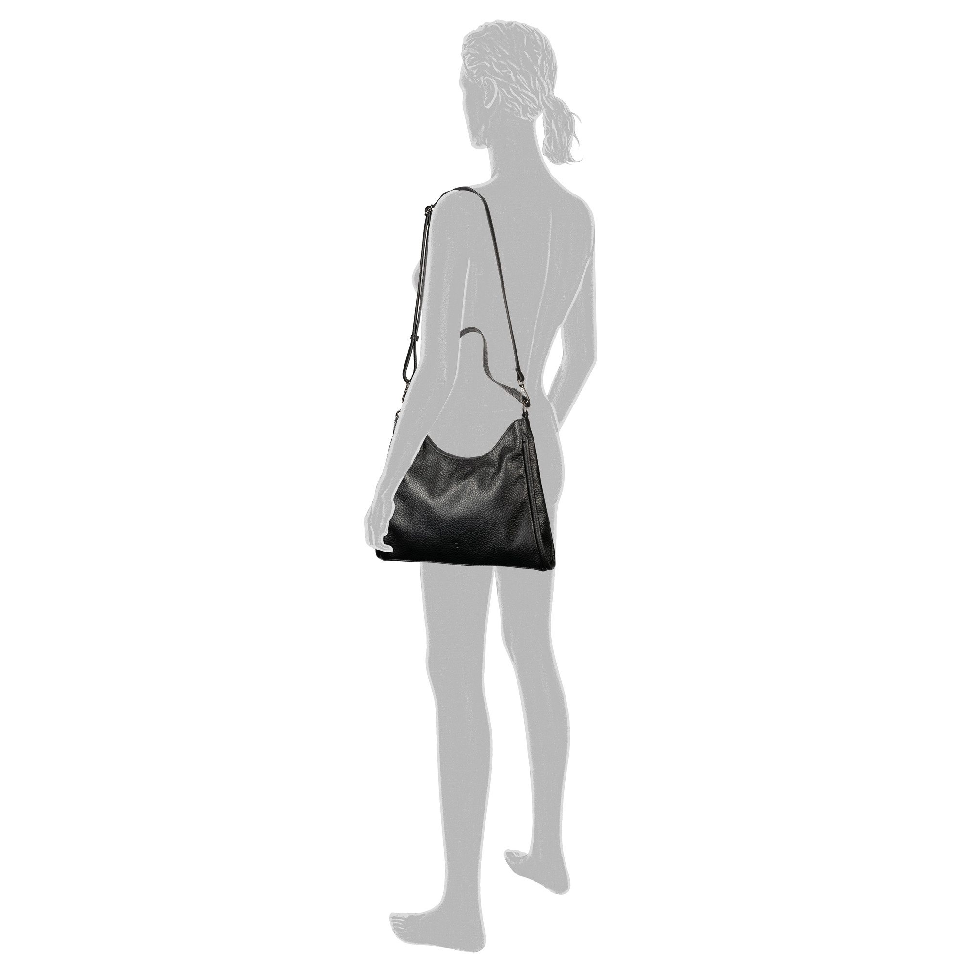 TOM TAILOR Denim Hobo Finna, in modernem Look mit dekorativen Anhänger