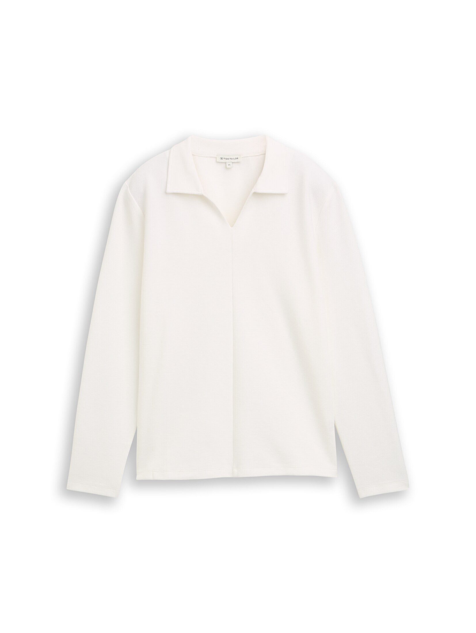 TOM TAILOR Langarmshirt T-Shirt Langarmshirt mit Polokragen günstig online kaufen