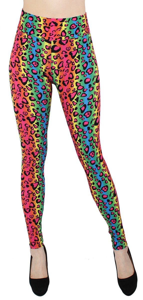 dy_mode Highwaist Leggings Bunte High Waist günstig online kaufen