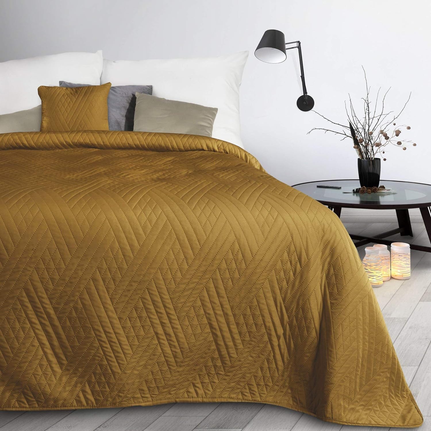 Design91 Bettüberwurf Zweiseitige Decke, dekorative Decke günstig online kaufen