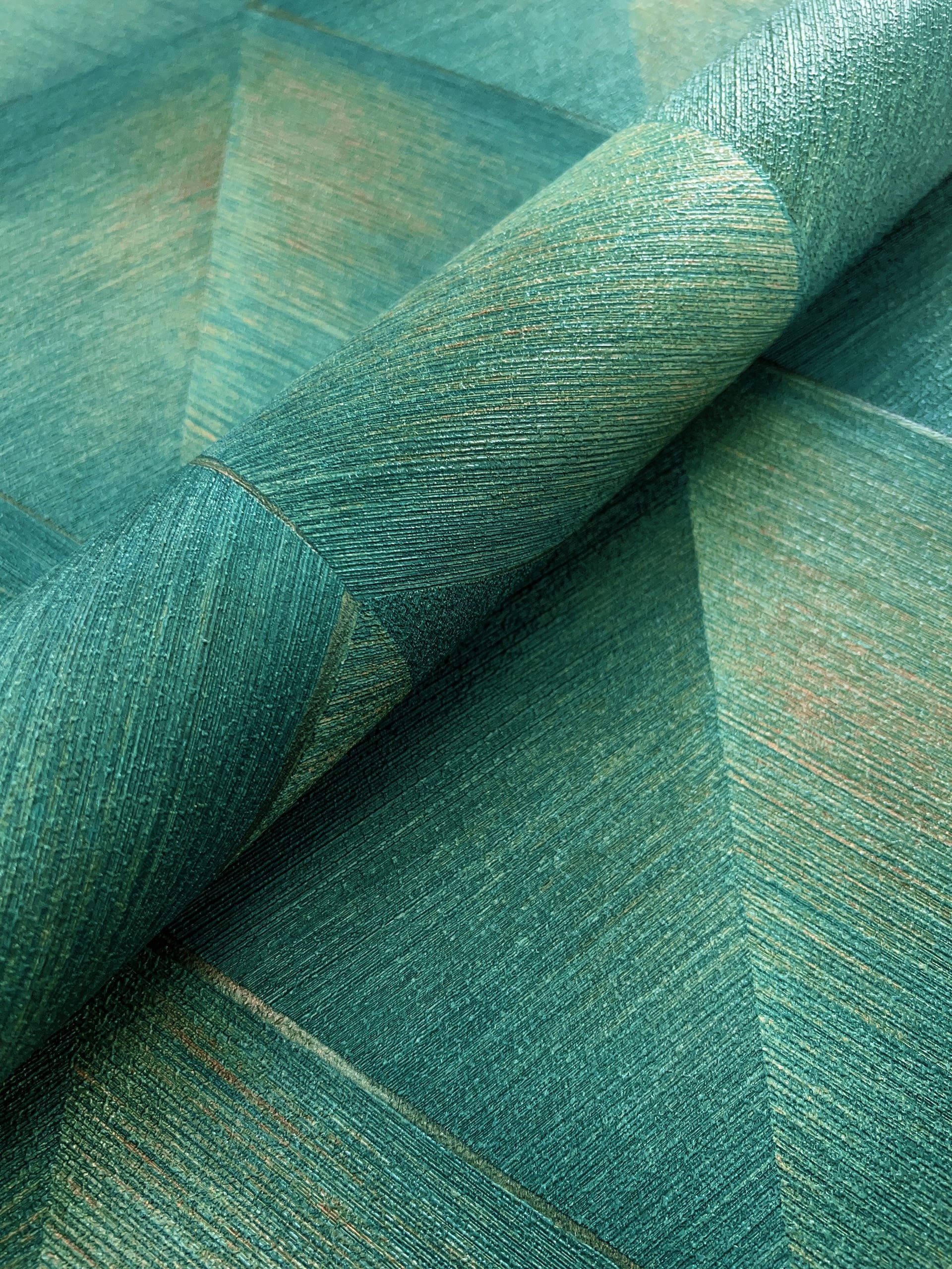 Newroom Vliestapete Talon Green Tapete Mustertapete 3D-Optik,Raute,Linien, günstig online kaufen