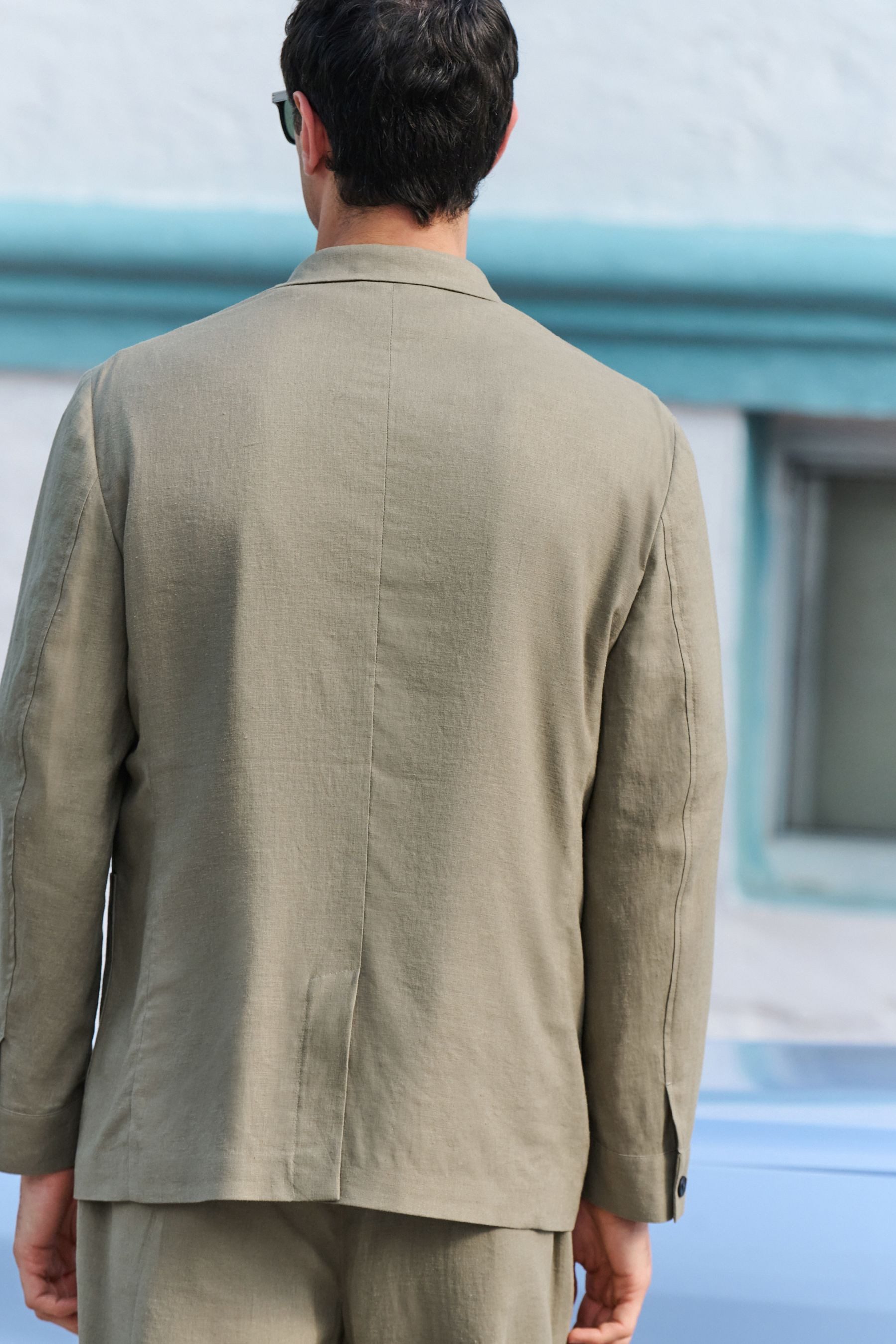 Next Sakko Relaxed Fit Sakko aus Leinengemisch (1-tlg) günstig online kaufen