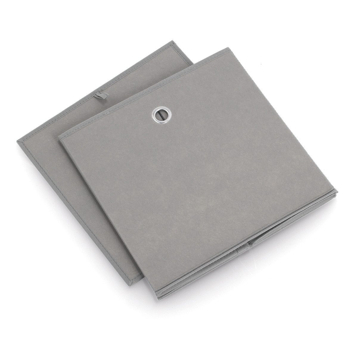 Zeller Present Aufbewahrungsbox, Vlies, grau, 32 x 32 x 32 cm