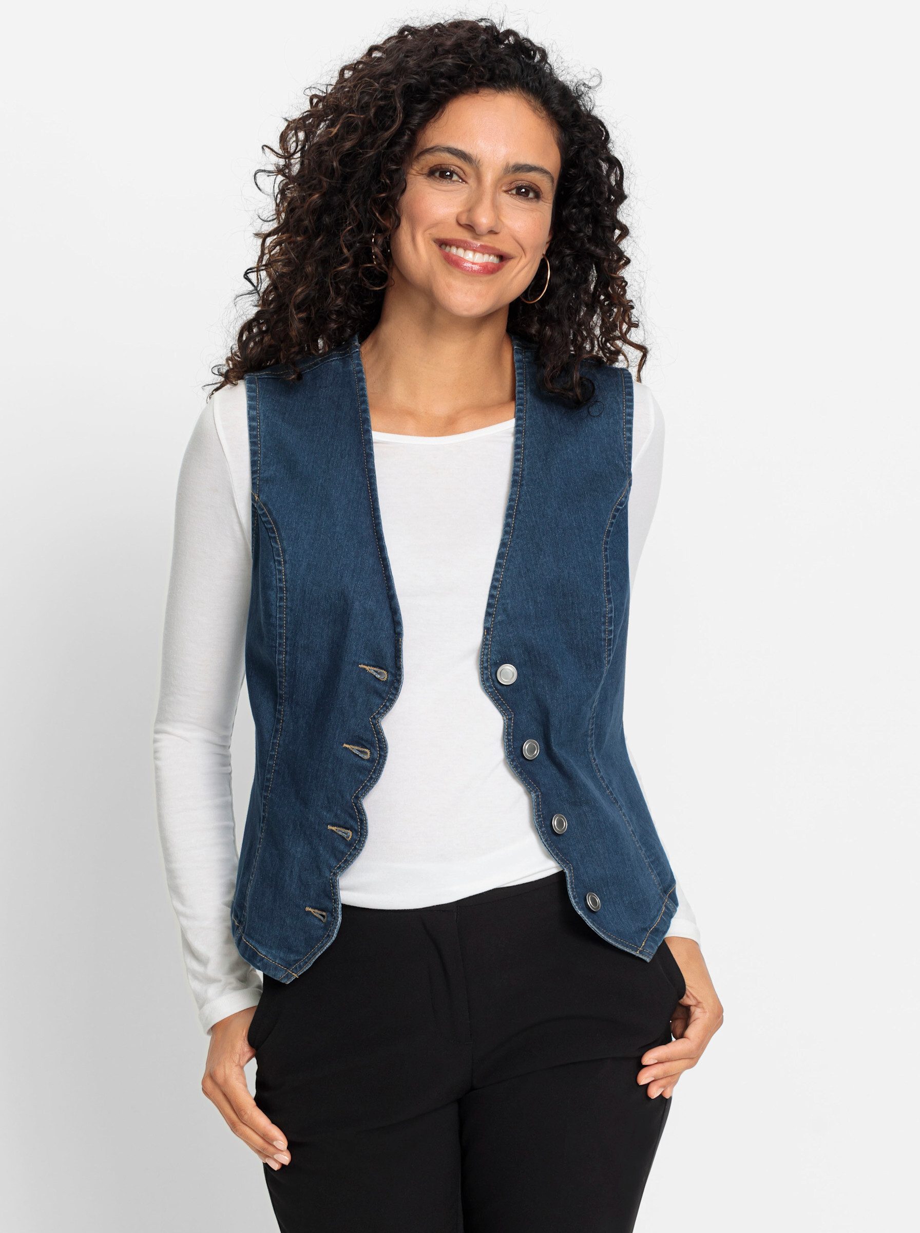 Witt Jerseyweste Jeans-Weste günstig online kaufen