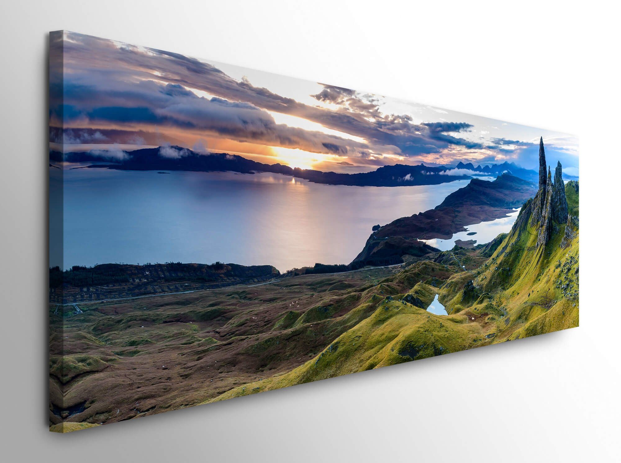 möbel-direkt.de Leinwandbild Bilder XXL Schottland Wandbild günstig online kaufen