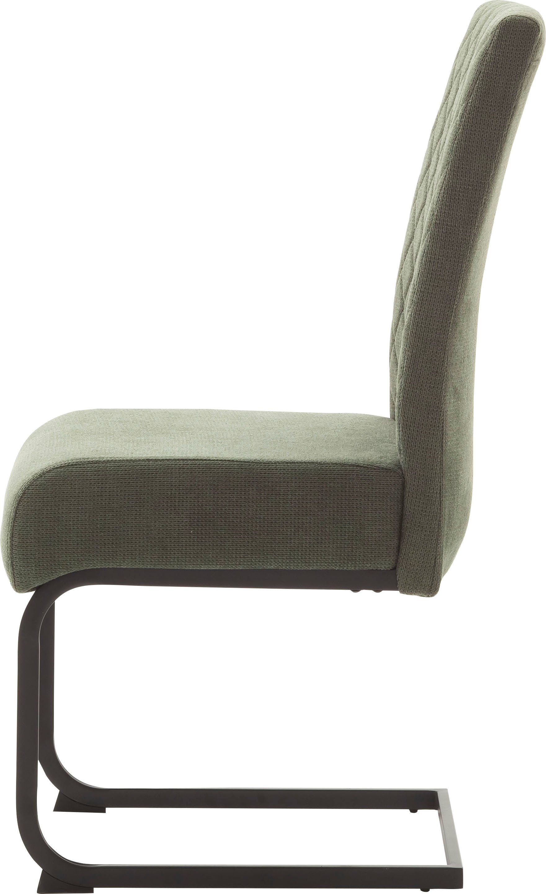 MCA furniture Esszimmerstuhl Derry, mit 49 Taschenfederkern, cm Komfortsitzhöhe Olive