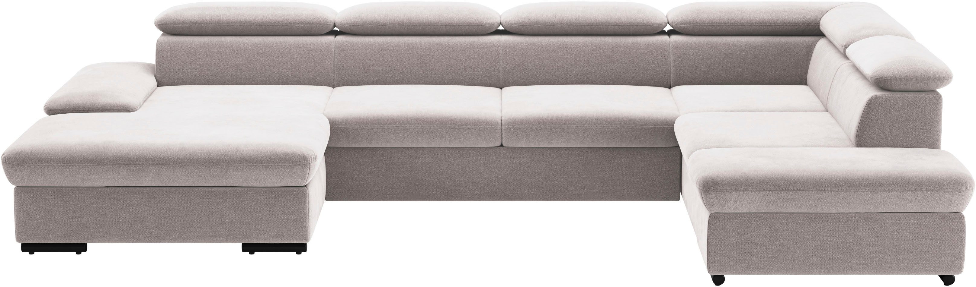 sit&more Wohnlandschaft "Alcudia U-Form" wahlweise mit Bettfunktion günstig online kaufen