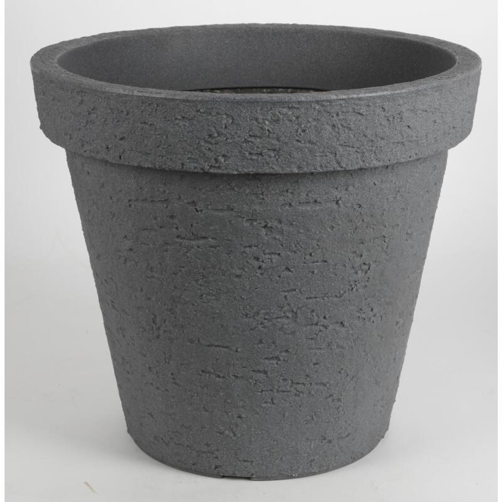 Jelenia Plast Pflanzkübel Pflanzenkübel "Pisa" 58 x 53cm großer Übertopf Blumen grau Kunststoff