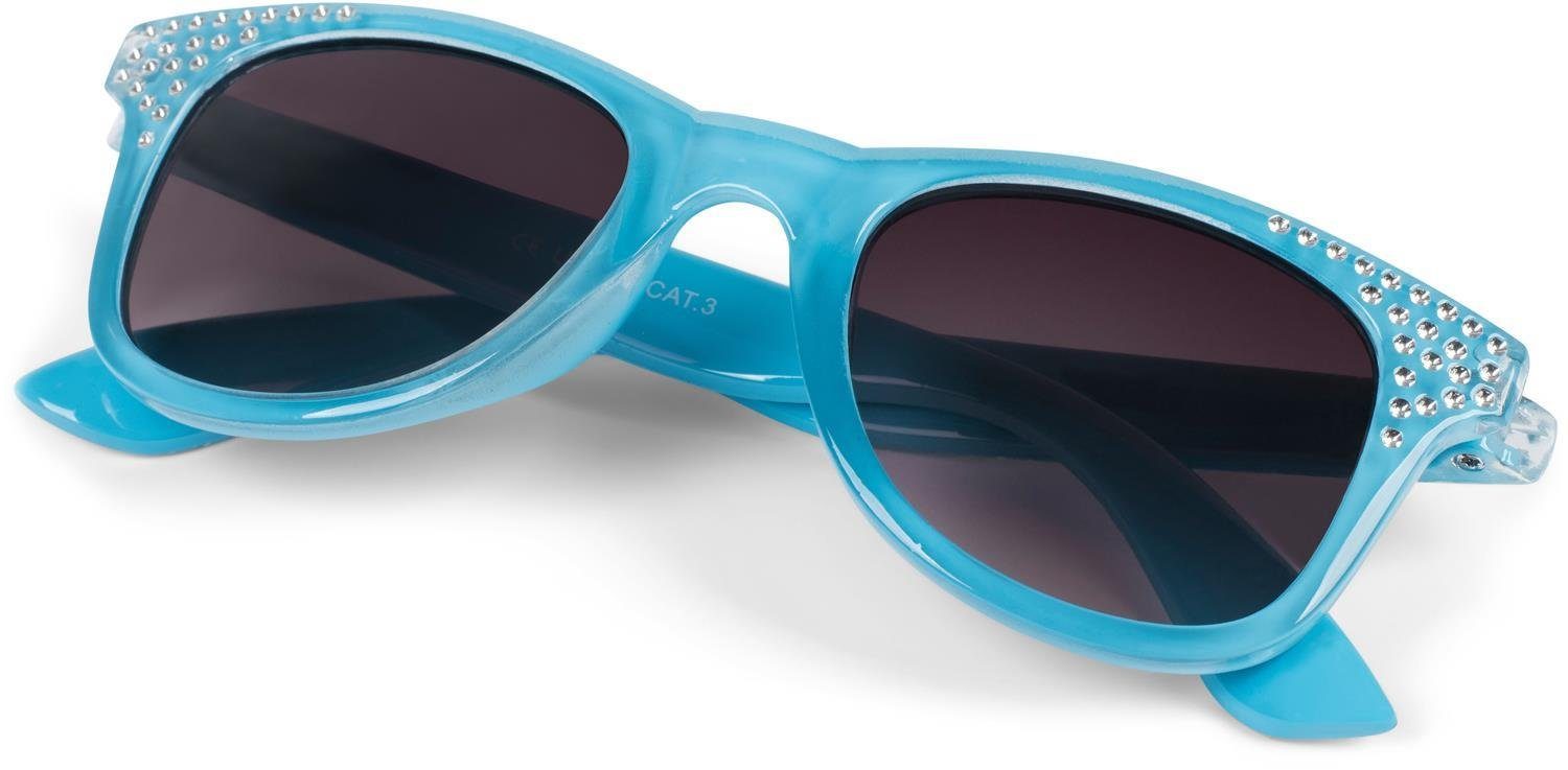 (1-St) Gestell styleBREAKER Grau Glas / Verlauf Blau Getönt Sonnenbrille