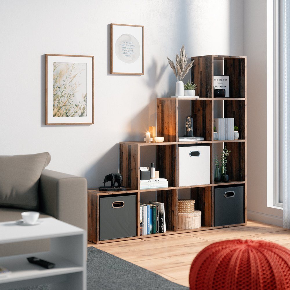 Vicco Raumteiler, Antikholz, 142.4 x 143 cm, Drehbar günstig online kaufen