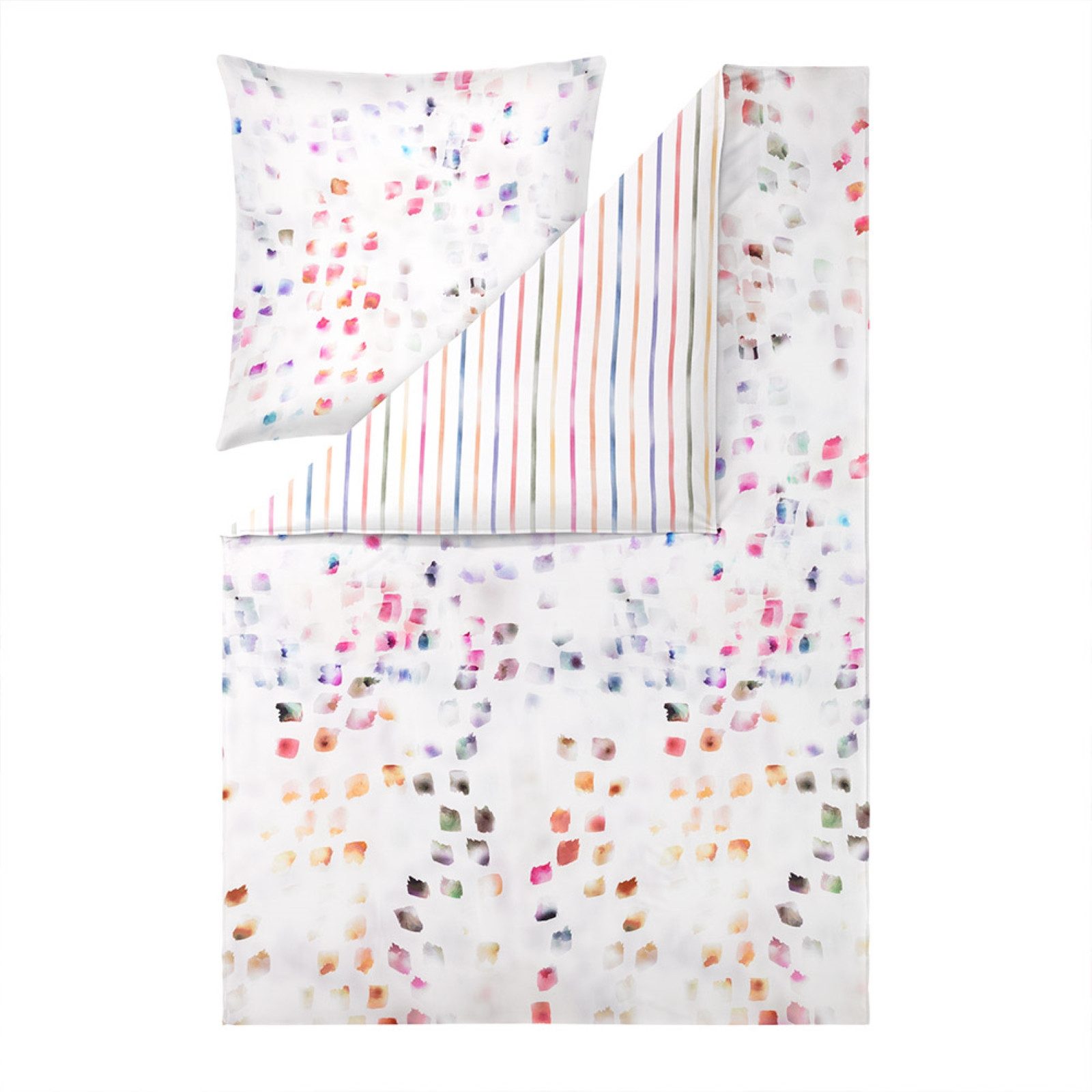 Estella Bettwäsche Estella Mako-Satin Bettwäsche 135x200 Audrey Wende Tupfe günstig online kaufen