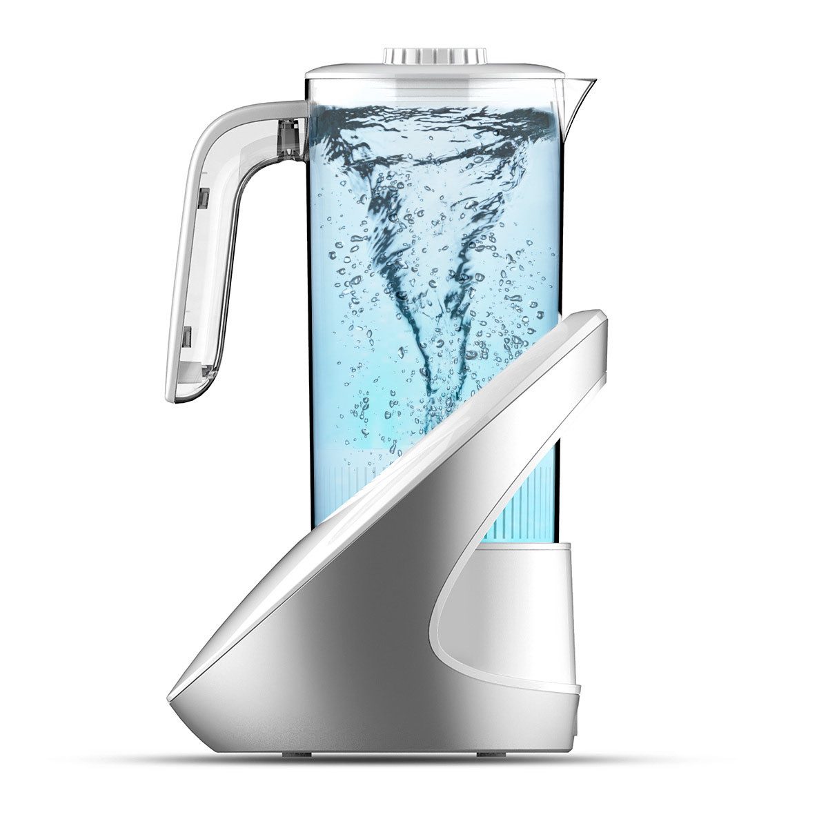 BEM Wasseraufbereiter für Trinkwasser Tornado Hydrogenkanne 1500ml, (Wasserstoffwasser/H2-Ionen/Wasserstoffgenerator, mit Sauerstoffanreicherung Magnetisierung Selbstreinigung), Reichert das Wasser mit Wasserstoff an