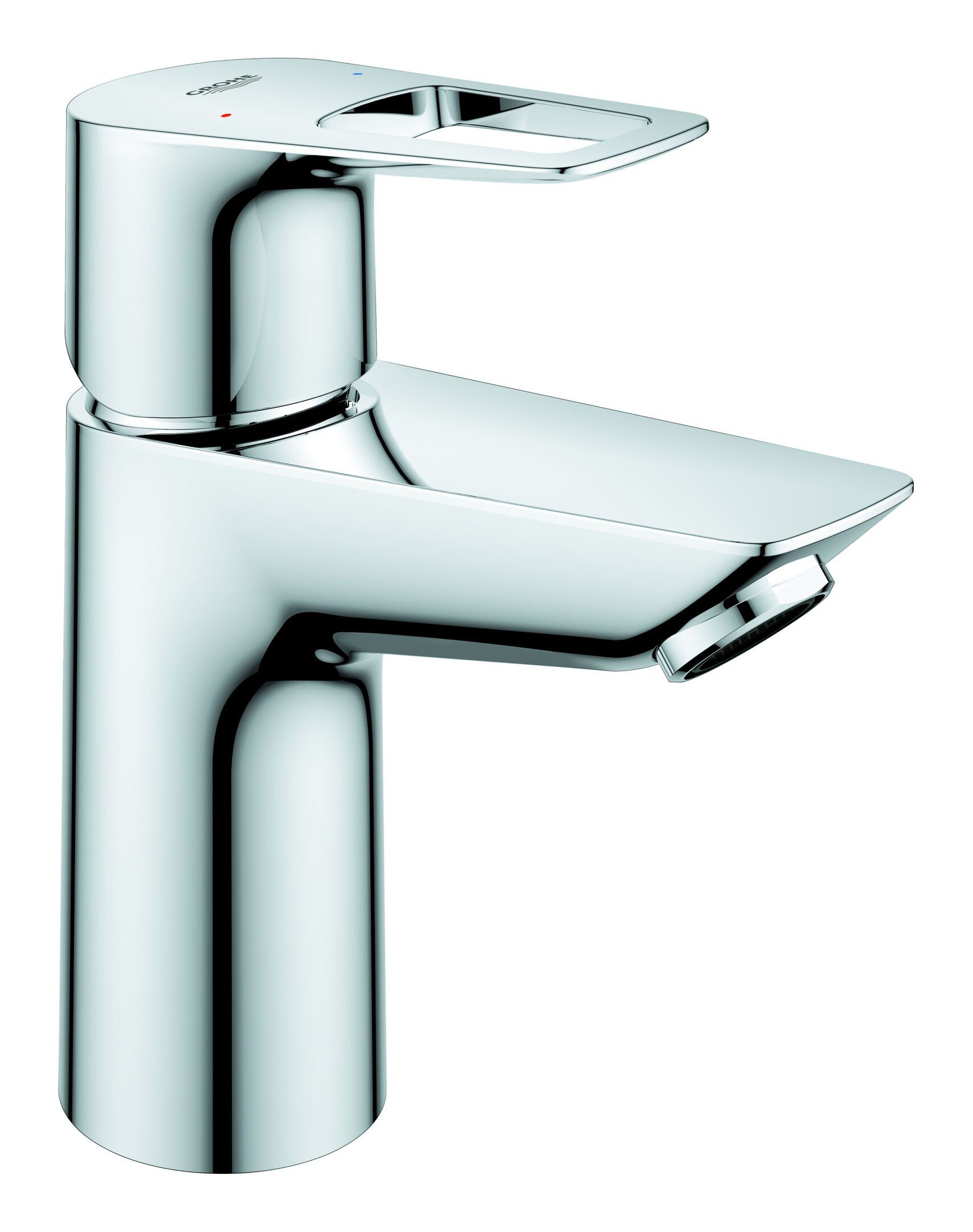 BauLoop Chrom S-Size Grohe Einhand-Waschtischbatterie - Waschtischarmatur