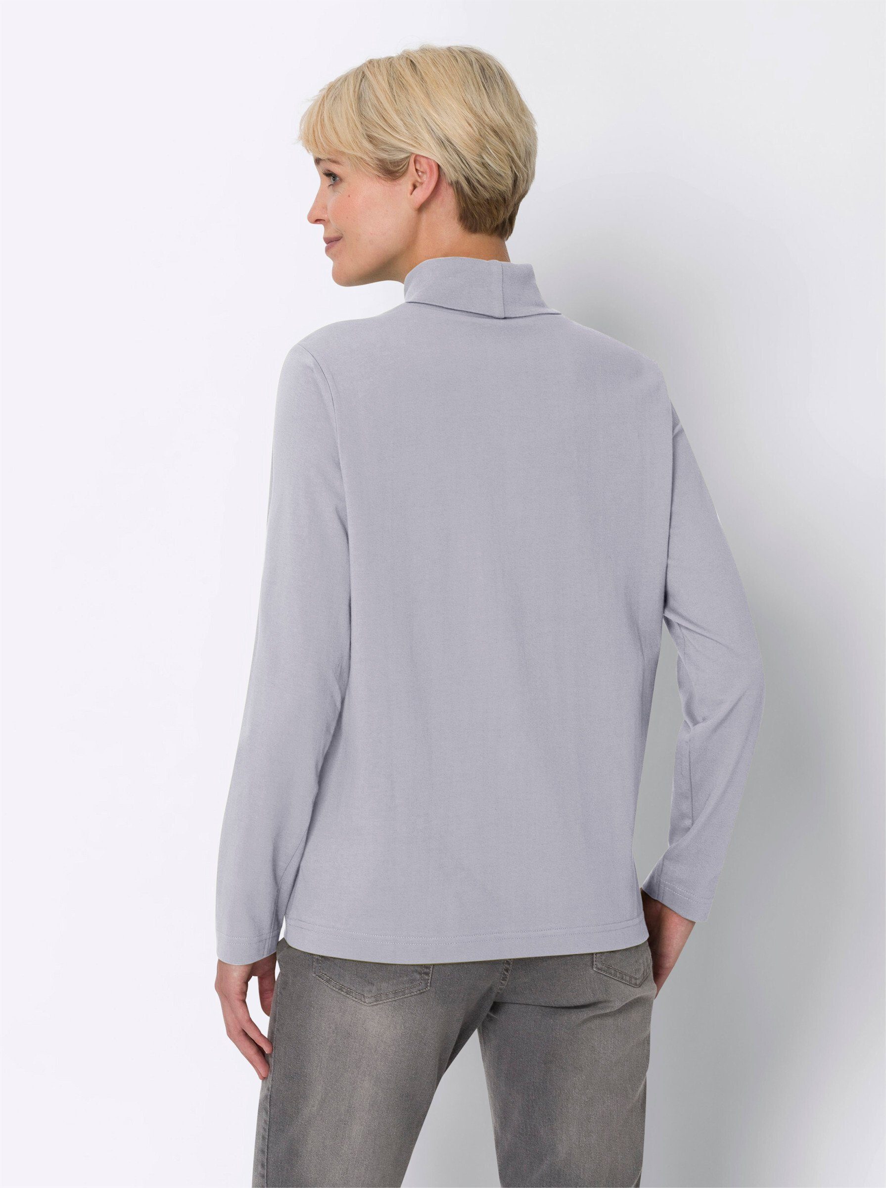Sieh an! T-Shirt Rollkragenshirt