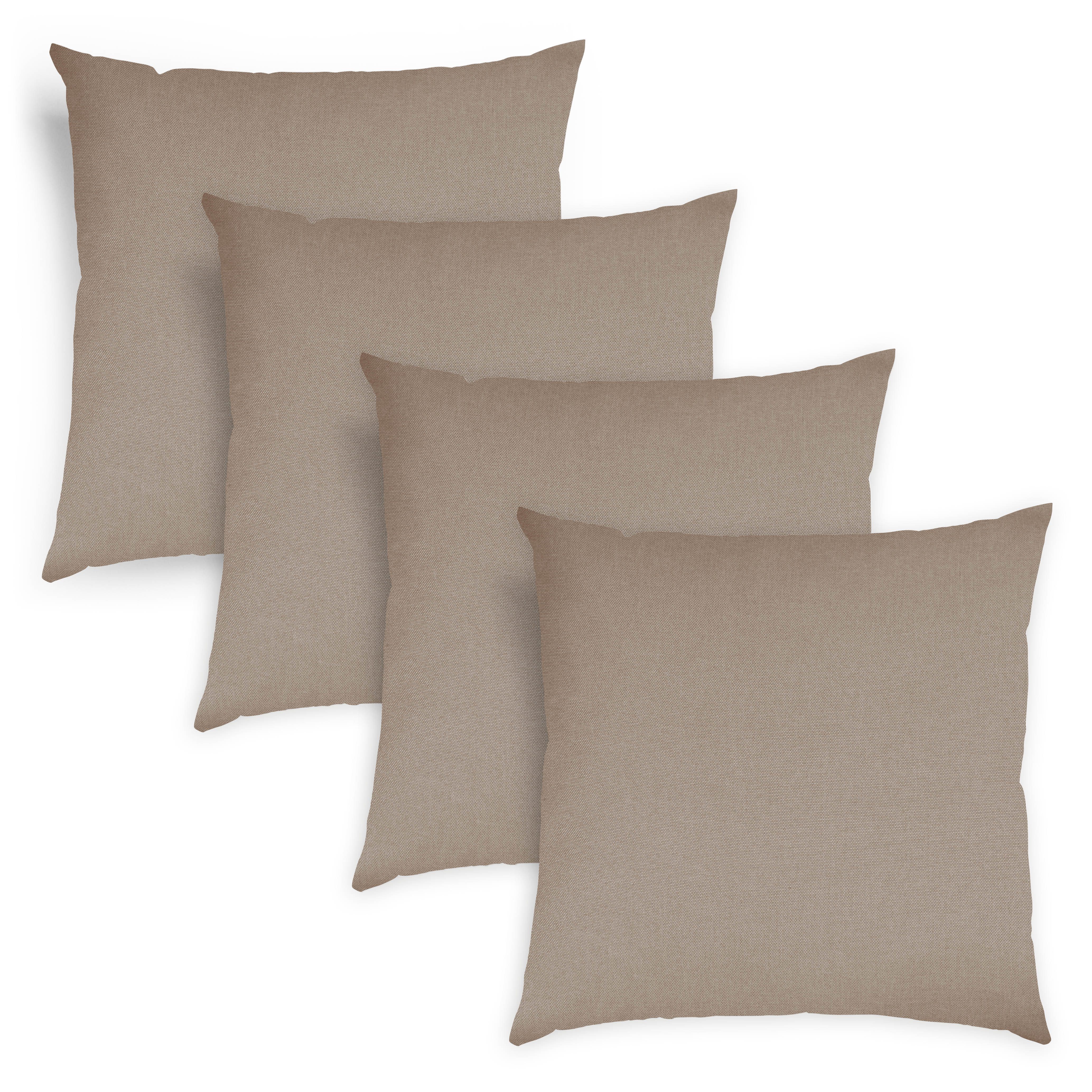 sleepling Sofakissen Zierkissen, (4 St., 4er Set), gemütliches Dekokissen aus robustem Polsterstoff, 40 x 40 cm