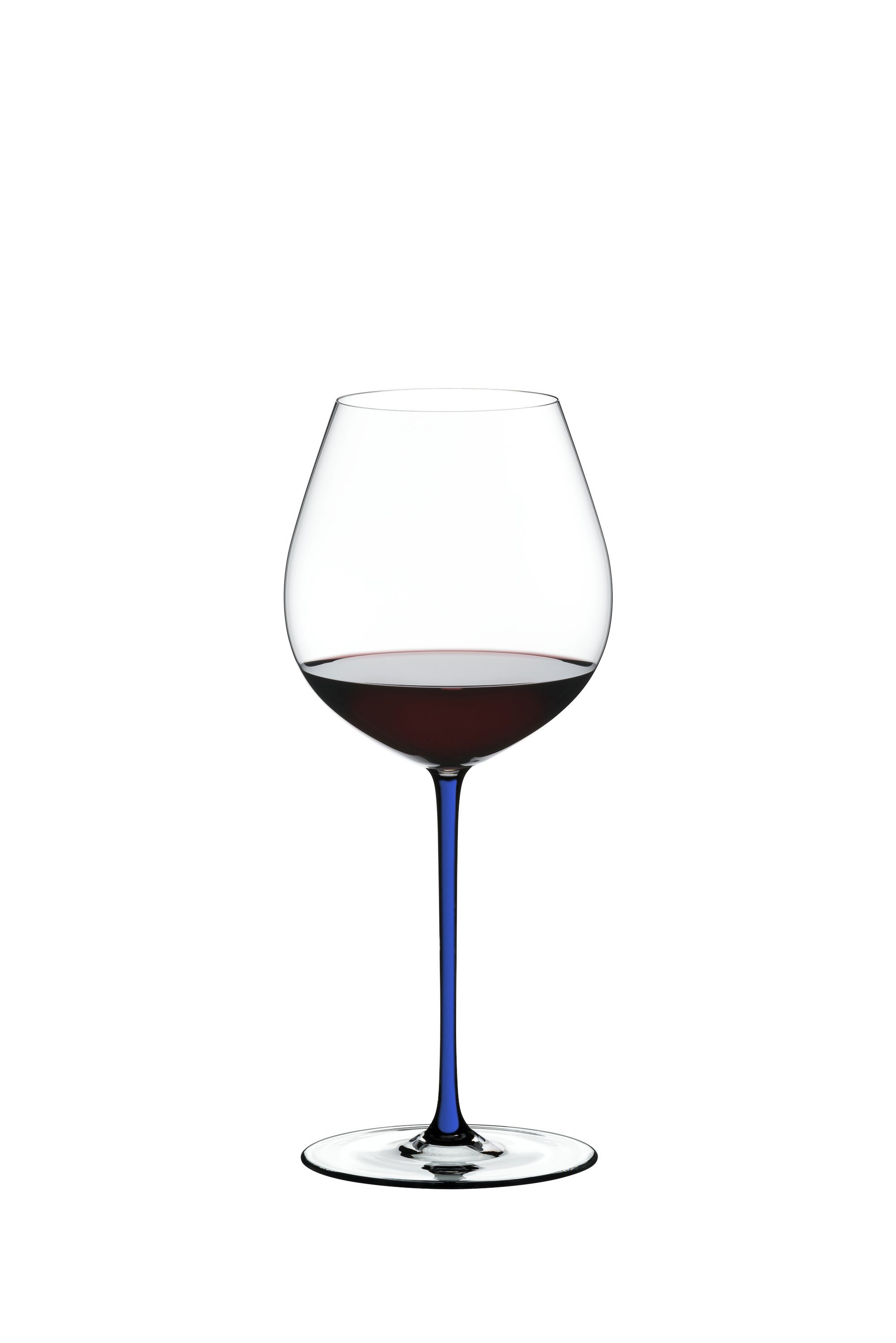 RIEDEL THE WINE GLASS COMPANY Rotweinglas Riedel Fatto a Mano Pinot Noir Dunkelblau, Kristallglas