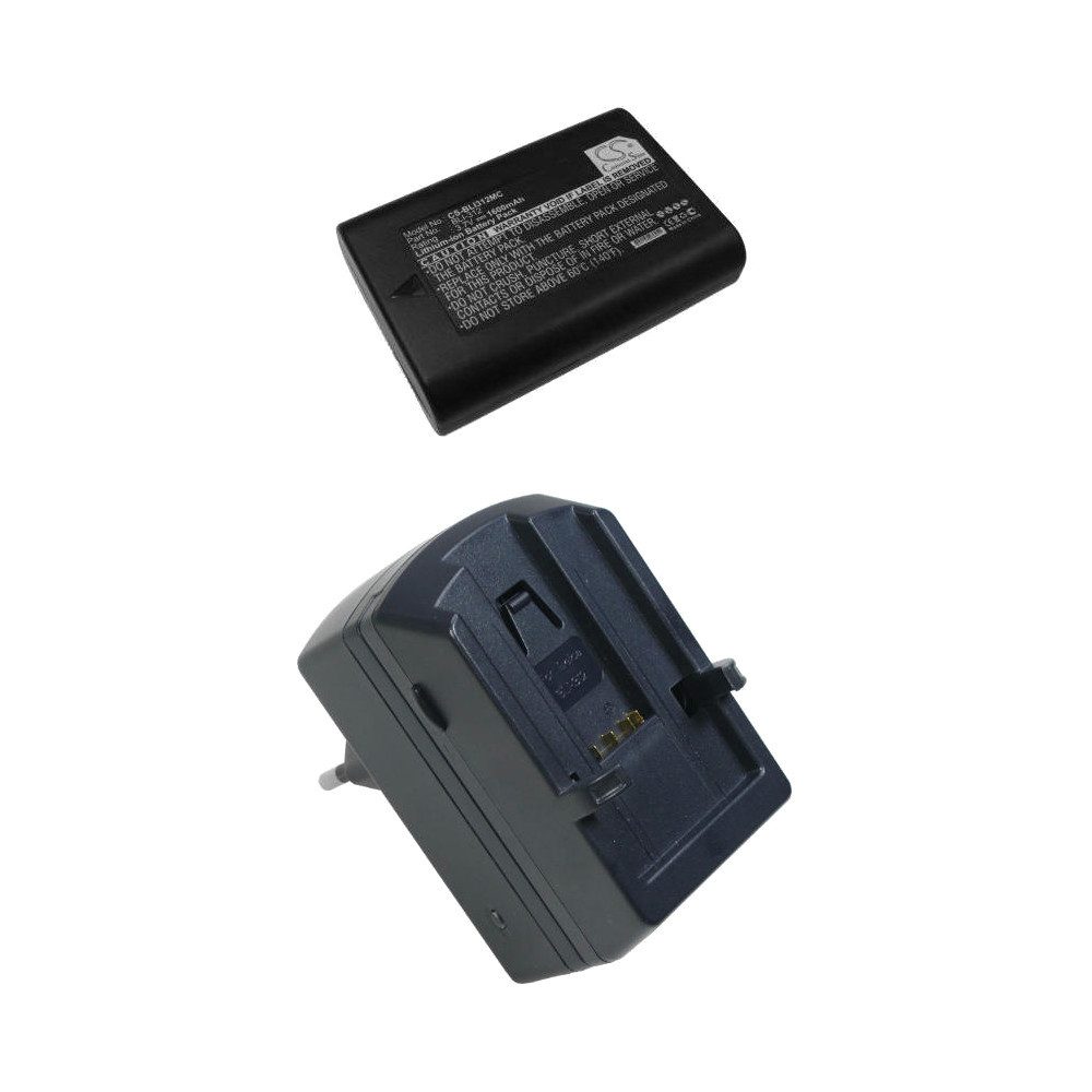 Trade-Shop 2in1 Set passend für Leica BLI312 BM8 M8 M8.2 M9 Ladegerät + Kamera-Akku Li-Ion 1800 mAh (3,7 V), Für 220V Steckdose und 12V/24V Kfz Zigarettenanzünder