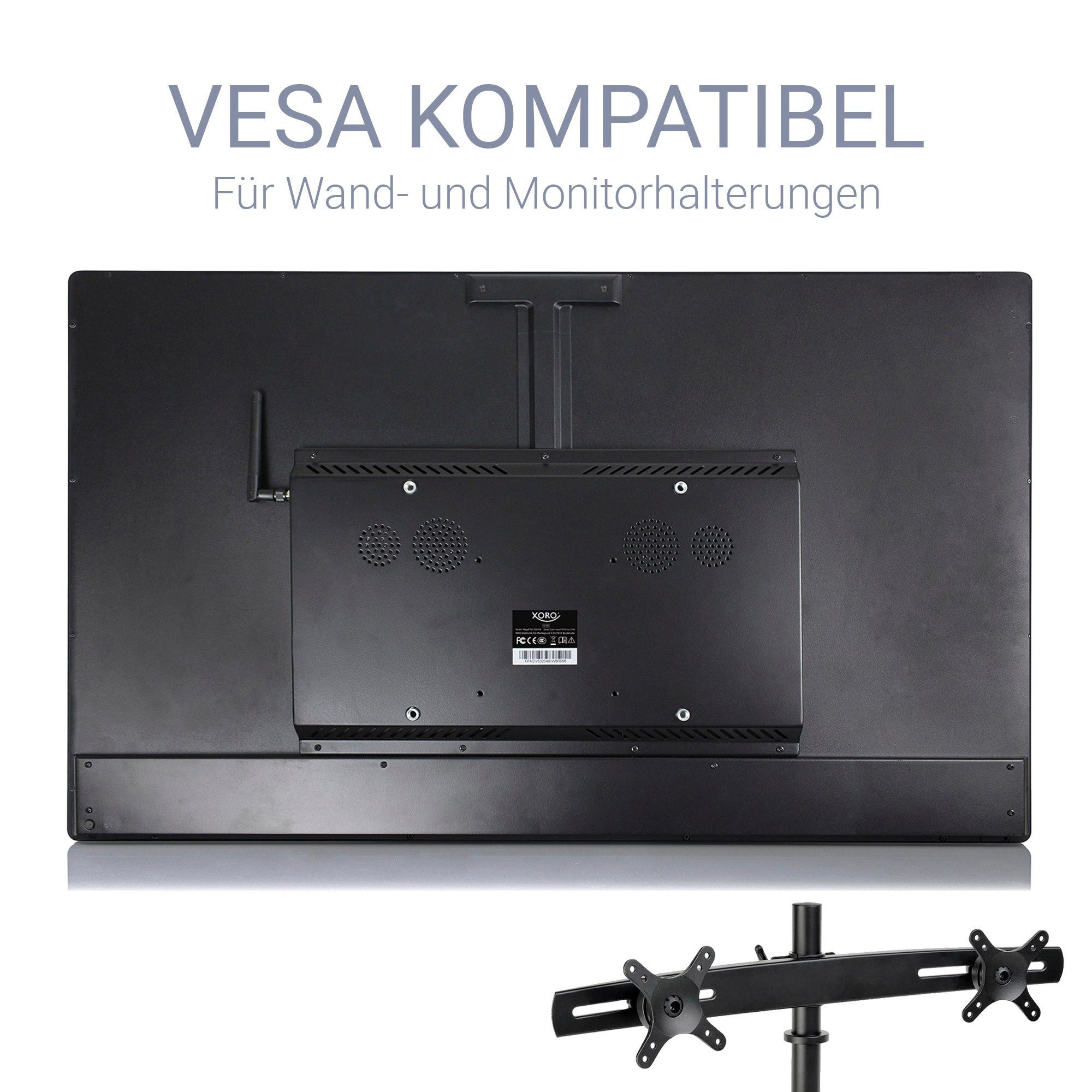 Xoro MegaPAD 3204 V7 Tablet (32", 64 GB, Android 13, Unterstützt externen 4G/5G USB‑Dongle, Großes Multitouch‑Display für komfortables Arbeiten und Präsentieren)