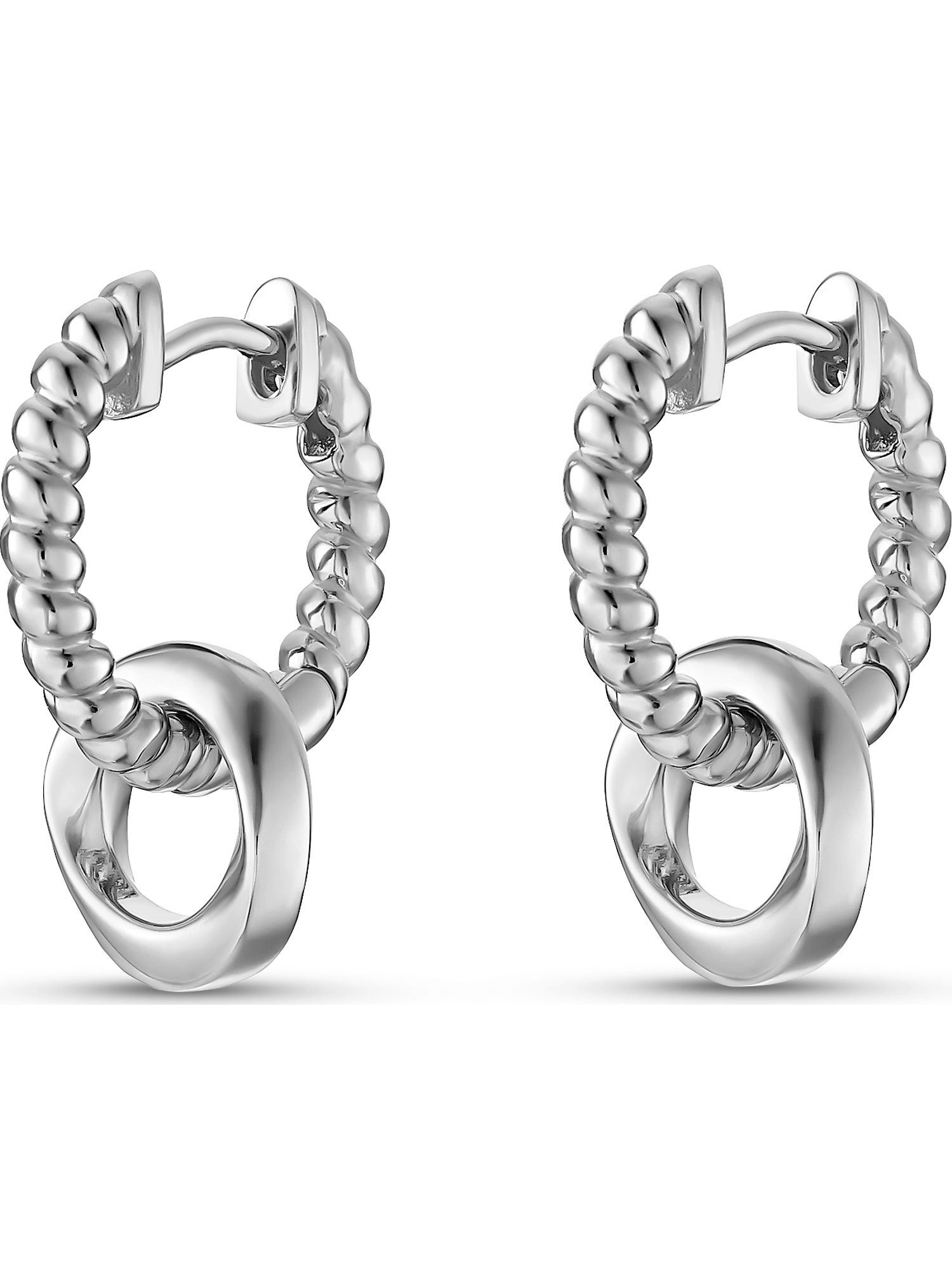 JETTE Paar Creolen JETTE Damen-Creolen 925er Silber (Paar)