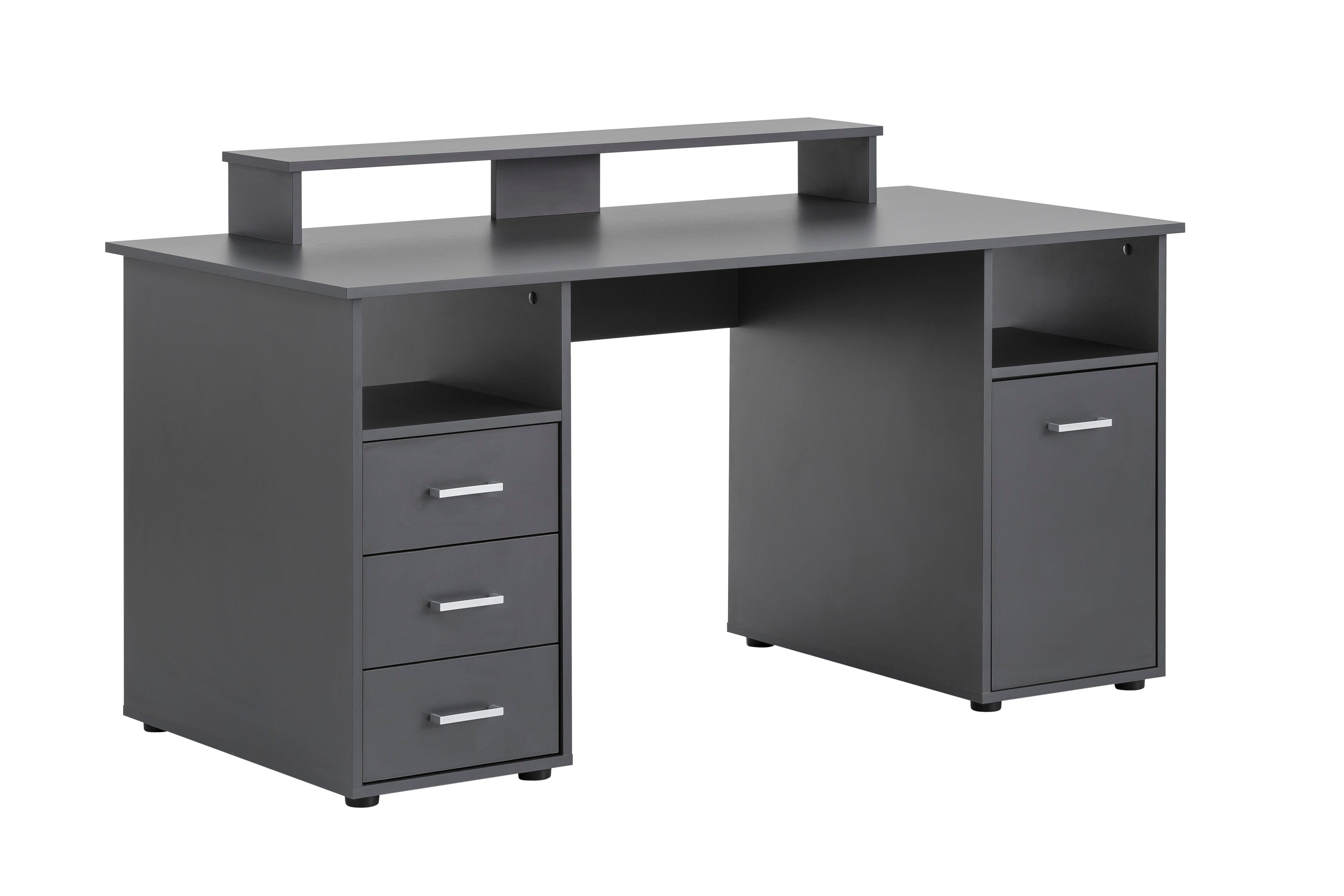 MÖBELPARTNER Schreibtisch Schreibtisch Fox, HxBxT 86x150x70 cm, Weiß