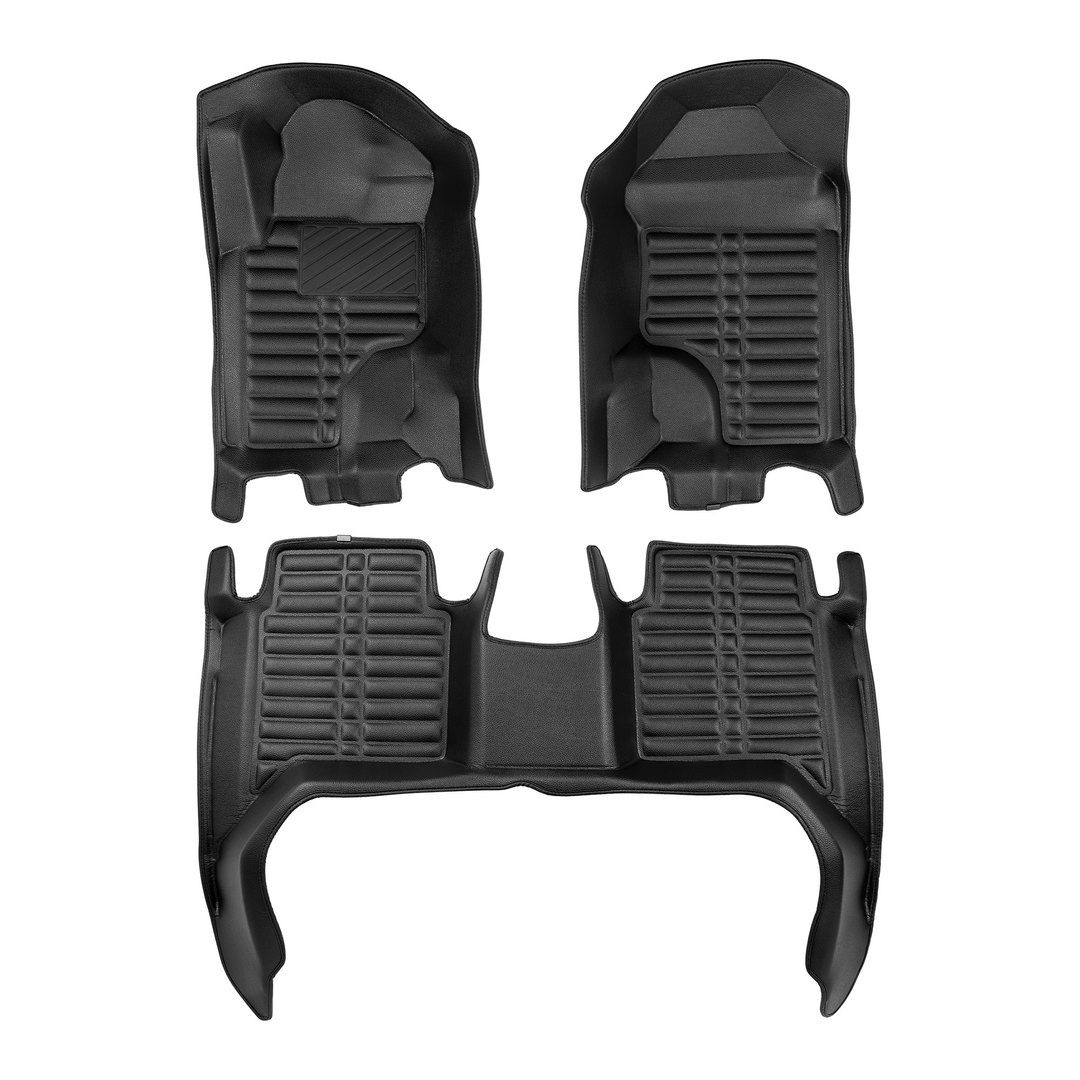 fussmattenprofi.com Auto-Fußmatte 5D Auto Fussmatten Set passend für Ford Ranger Doppelkabine ab 2015 (1 St), für Ford Ford Ranger