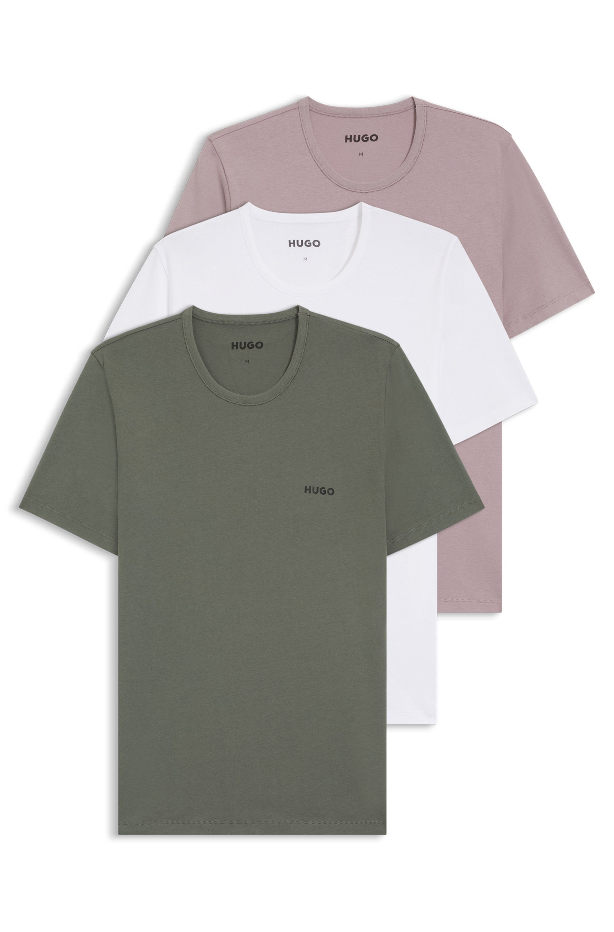 HUGO T-Shirt RN TRIPL (Packung, 3-tlg) mit Rundhalsausschnitt günstig online kaufen