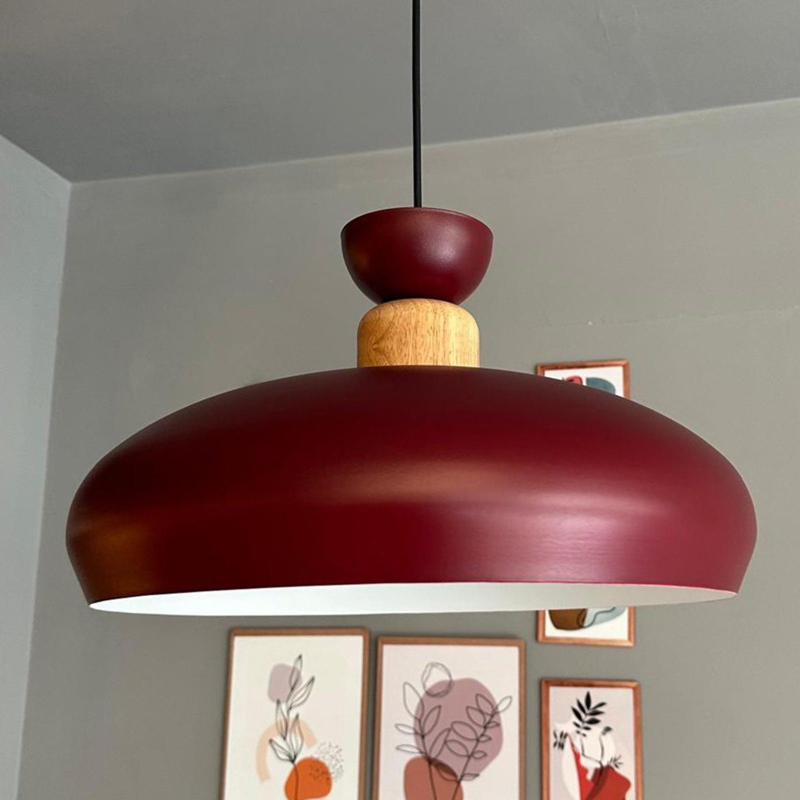 Bamyum Pendelleuchte Pendelleuchte Estrela Metall, Modern Hängelampe, ohne Leuchtmittel
