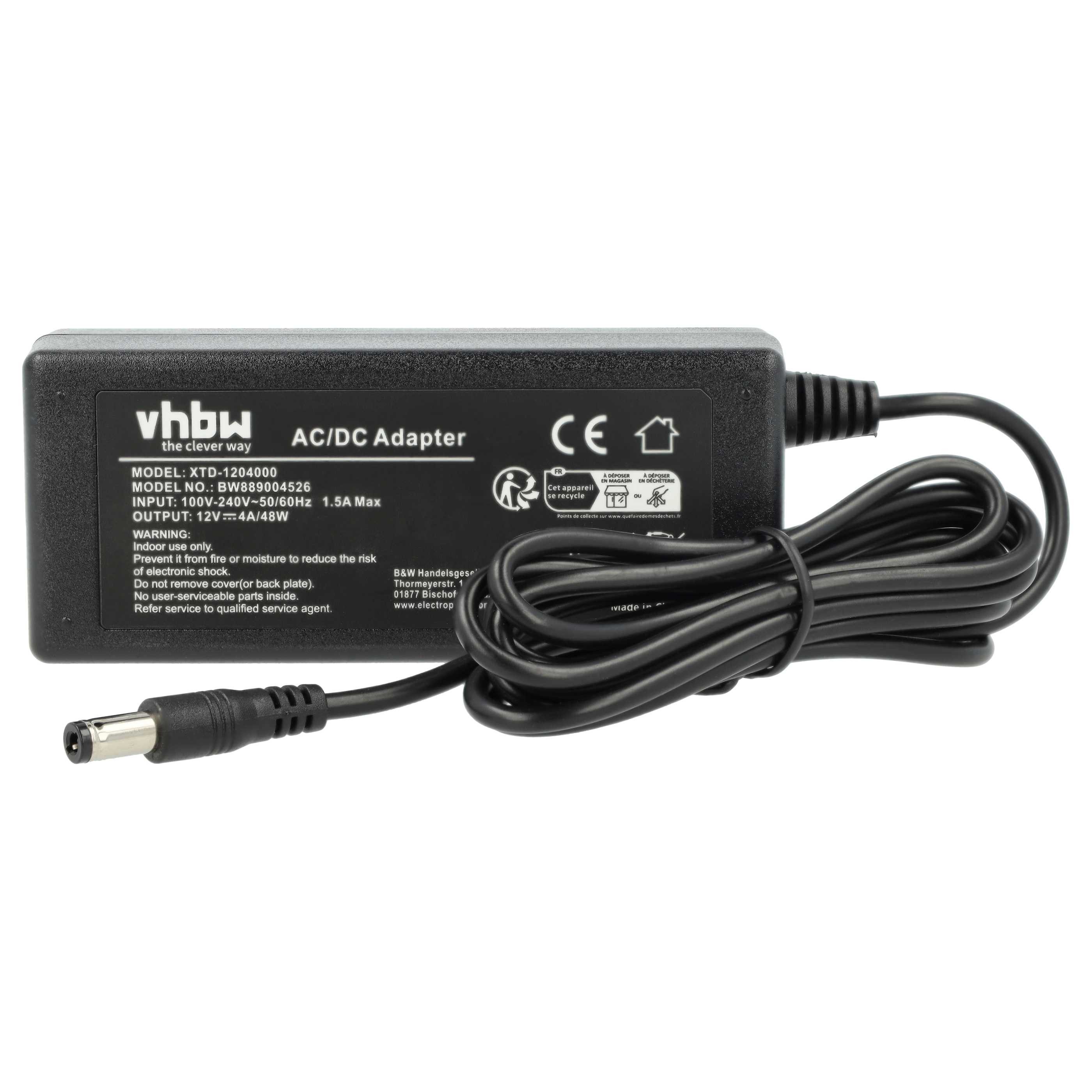vhbw für Elektronikgeräte Universal-Netzteil (Netzteil für Ihre Haushaltselektronik, Netzgerät mit Euro-Stecker zum) – Bild 4 von 5