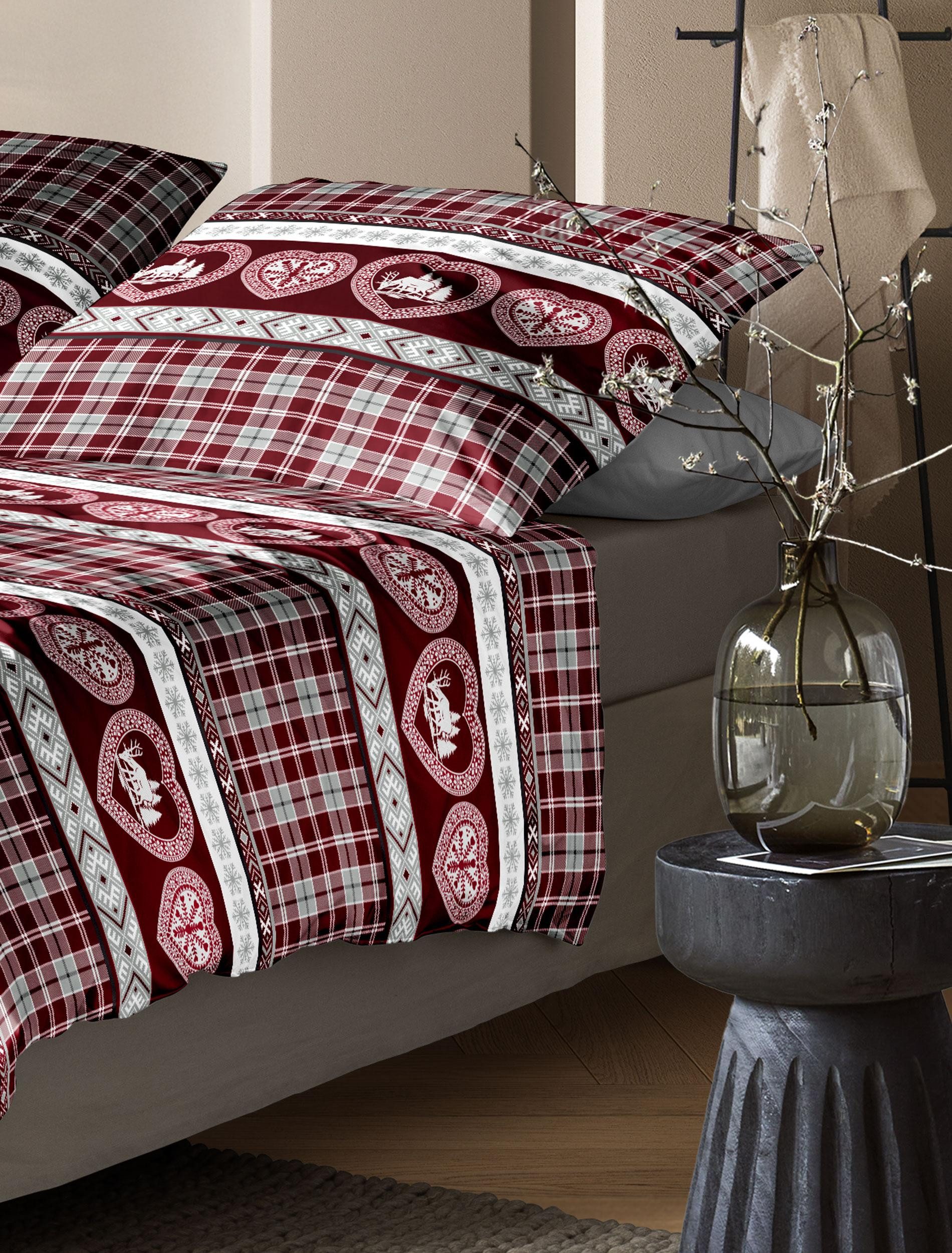 Irisette Bettwäsche Wave 8761, Mako-Satin, 2 teilig, anschmiegsam und atmungsaktiv, Ganzjahresqualität