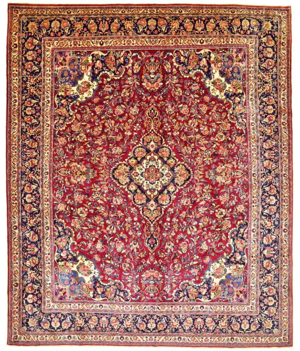 Orientteppich Mashhad 316x379 Handgeknüpfter Orientteppich / Perserteppich, Nain Trading, rechteckig, Höhe: 12 mm