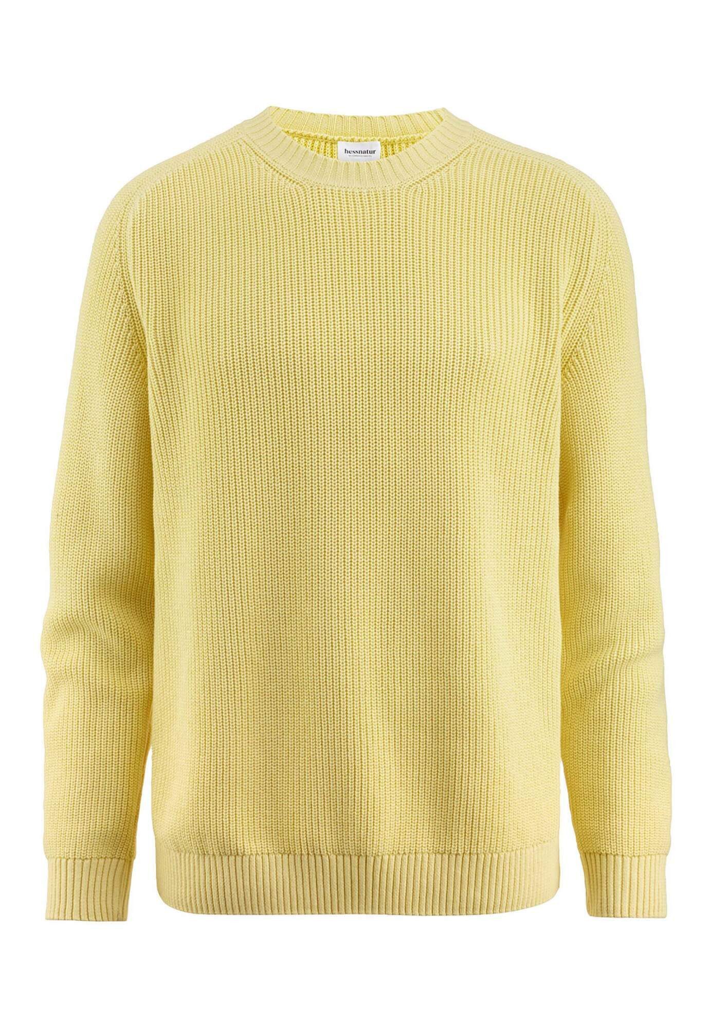 Hessnatur Strickpullover aus reiner Bio-Baumwolle (1-tlg)