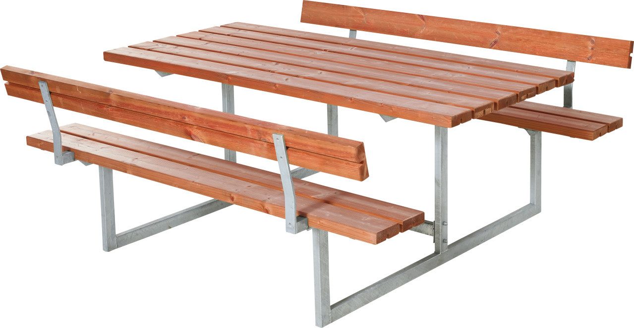 PLUS Gartenlounge-Set Plus Kombimöbel Basic 2 Rückenlehnen 177x184x75/45, Witterungsbeständig