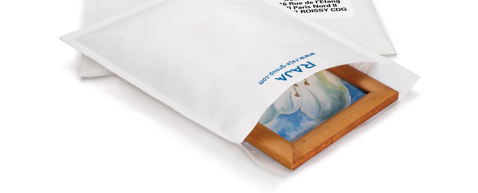 RAJA Versandtasche Luftpolster-Versandtaschen Eco RAJA, weiß 270 x 360 mm, 100 Stück