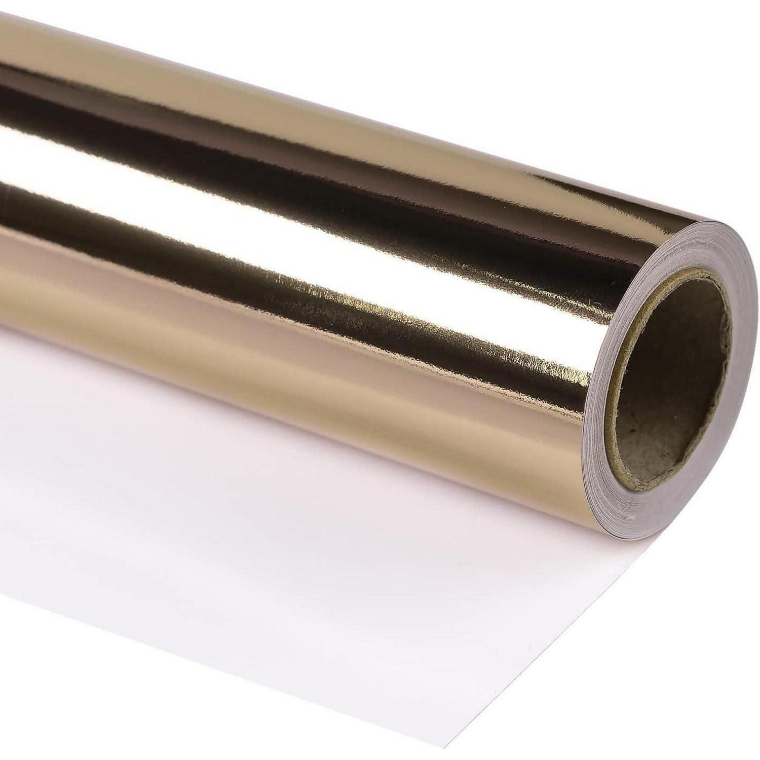 LuxusKollektion Geschenkpapier Geschenkpapier Champagner Gold Metallic Champagnergold - Metallic