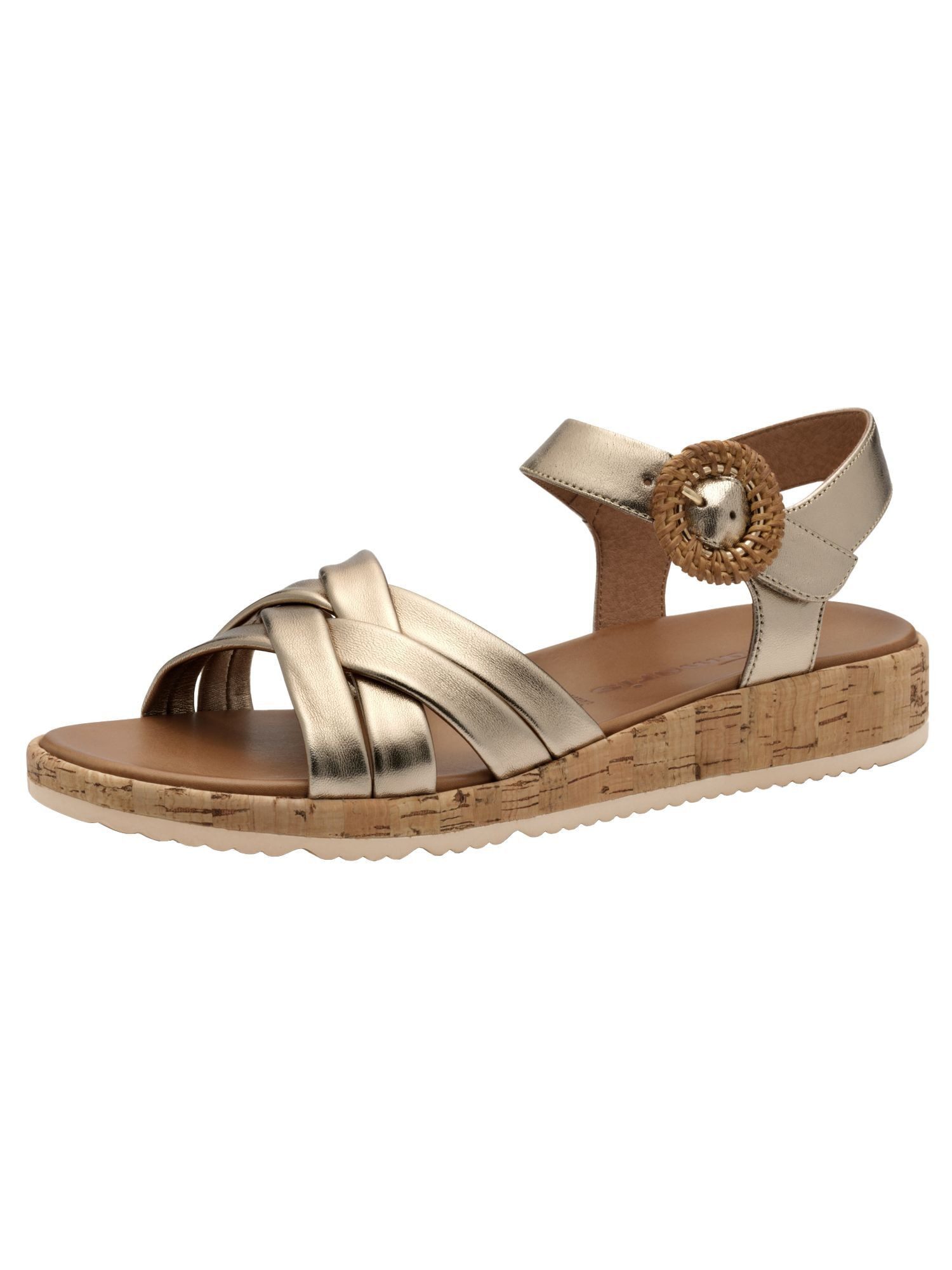 Tamaris aus Leder kein Absatz 1-28129-44 Sandale